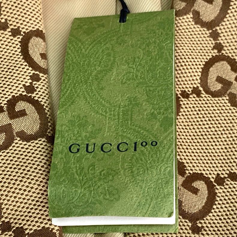 Gucci GucciBrown logo jacquad full print cotton lapel single-brea Size US L / EU 52-54 / 3 - 8 Thumbnail