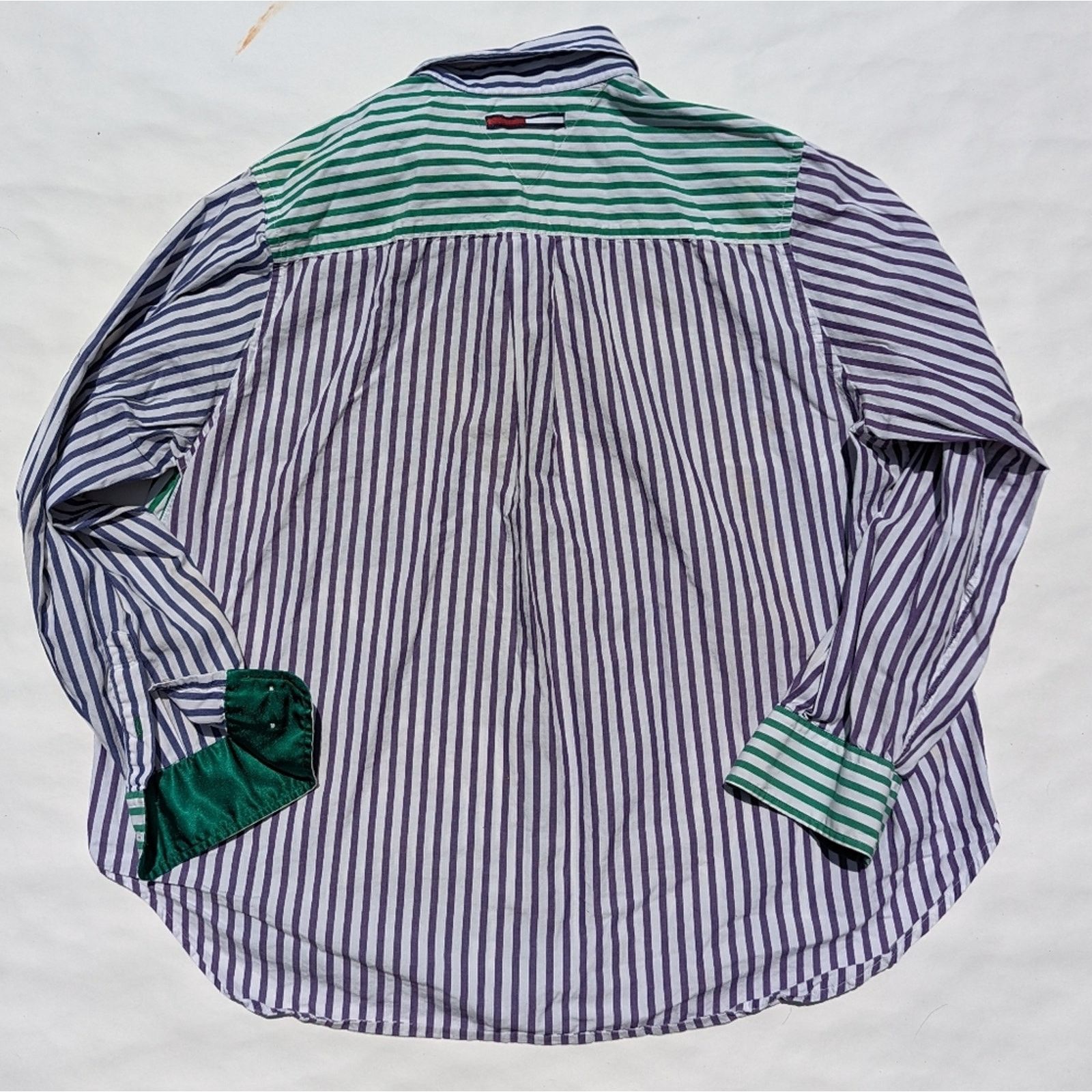Tommy Hilfiger Vintage Tommy Hilfiger Striped Button Front Shirt 16 Size US XS / EU 42 / 0 - 4 Thumbnail