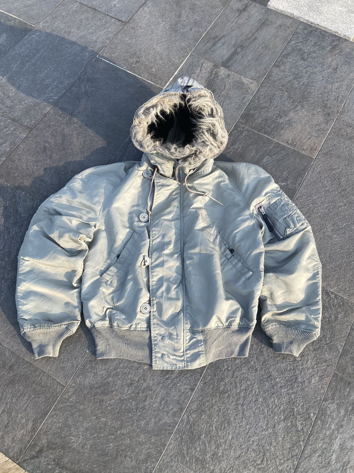 Alpha Industries Vintage Alpha Industries BOMBER flight jacket N-2B Size US M / EU 48-50 / 2 - 3 Thumbnail