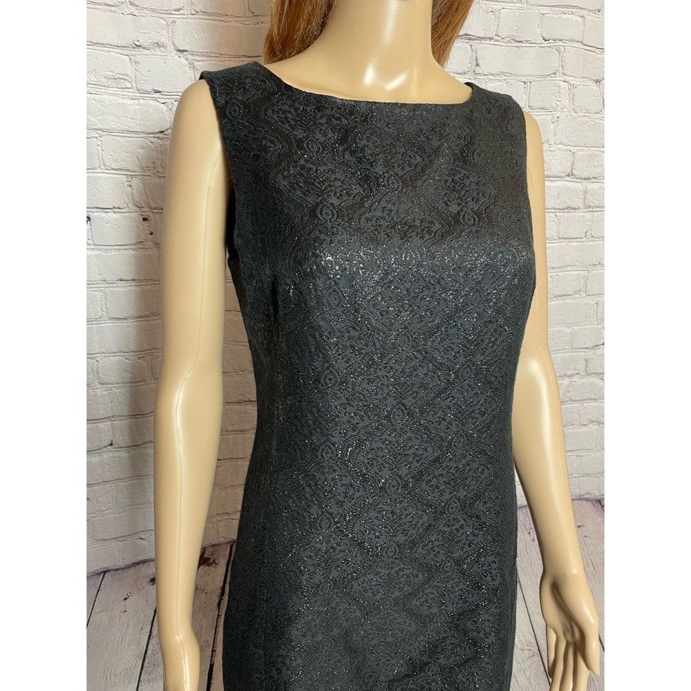 Banana Republic New Banana Republic Black Silk Blend Sleeveless Shift Dress Size M / US 6-8 / IT 42-44 - 2 Thumbnail