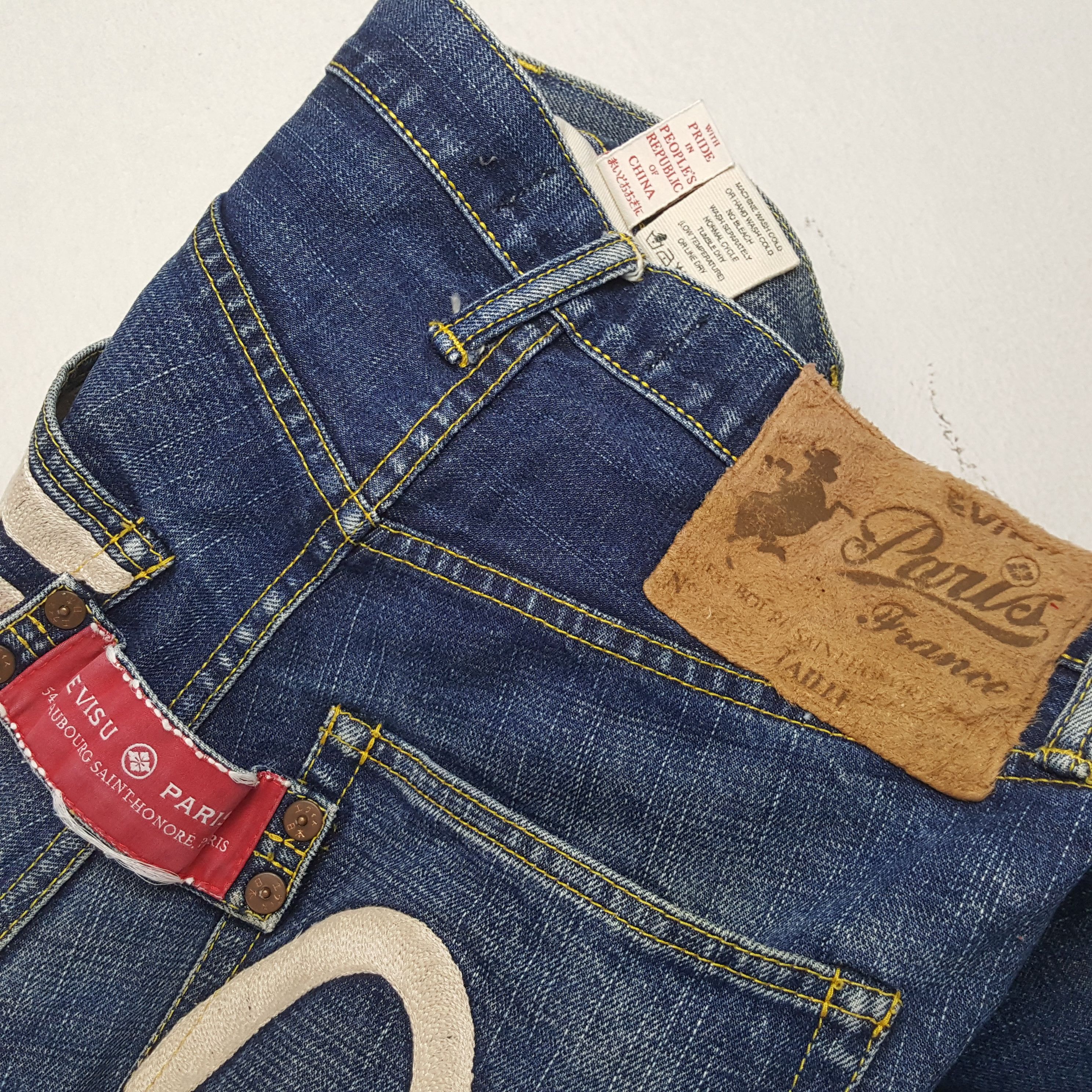 Evisu × Japanese Brand × Vintage EVISU Japanese Brand Fashion Style Custom Daicock Jeans Size US 28 / EU 44 - 15 Thumbnail
