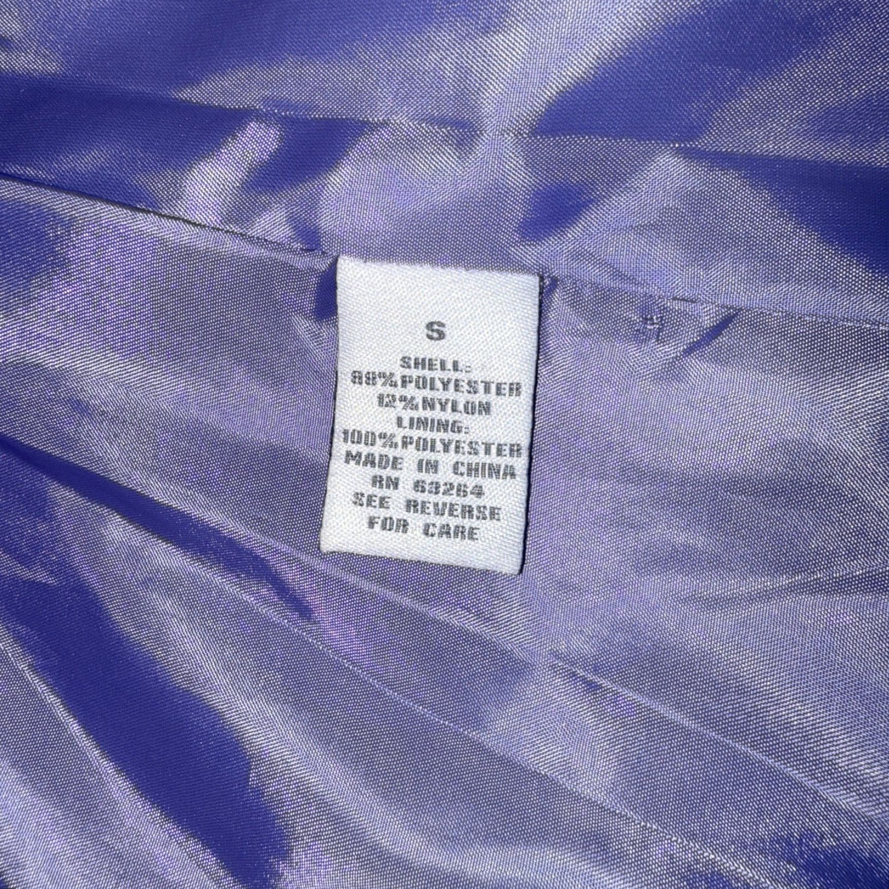 Vintage VINTAGE Dressbarn Jacket Women's Lined Short-Mid Lavender Purple Sz S Shoulder Pads Zip Crew? Size S / US 4 / IT 40 - 5 Thumbnail