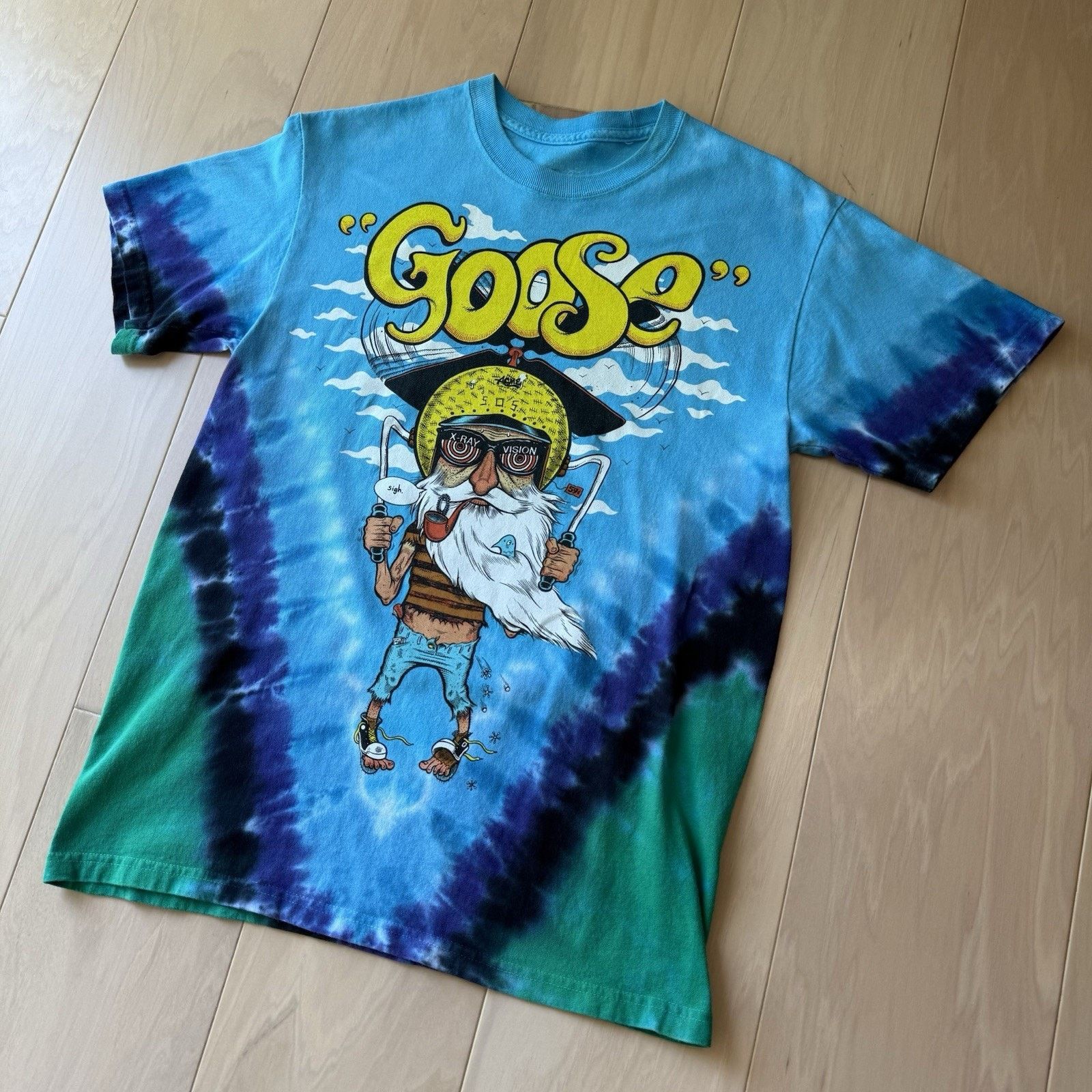 Liquid Blue Goose Summer Tour Shirt Medium Multicolor Tie Dye Rock Band Size US M / EU 48-50 / 2 - 7 Thumbnail