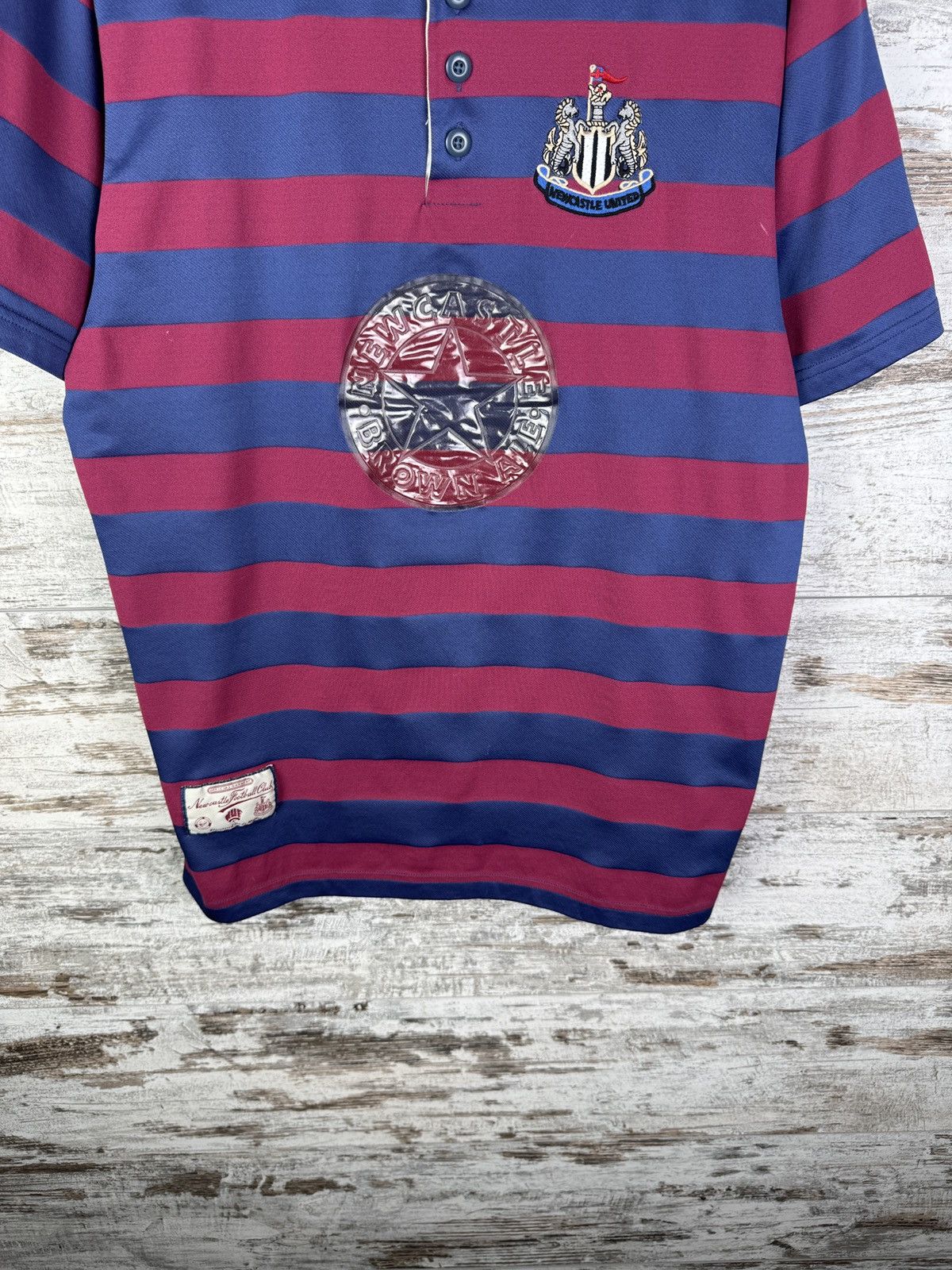 Vintage Mens Vintage Soccer Draw NewCastle United T-Shirt jersey tee Size US L / EU 52-54 / 3 - 3 Thumbnail