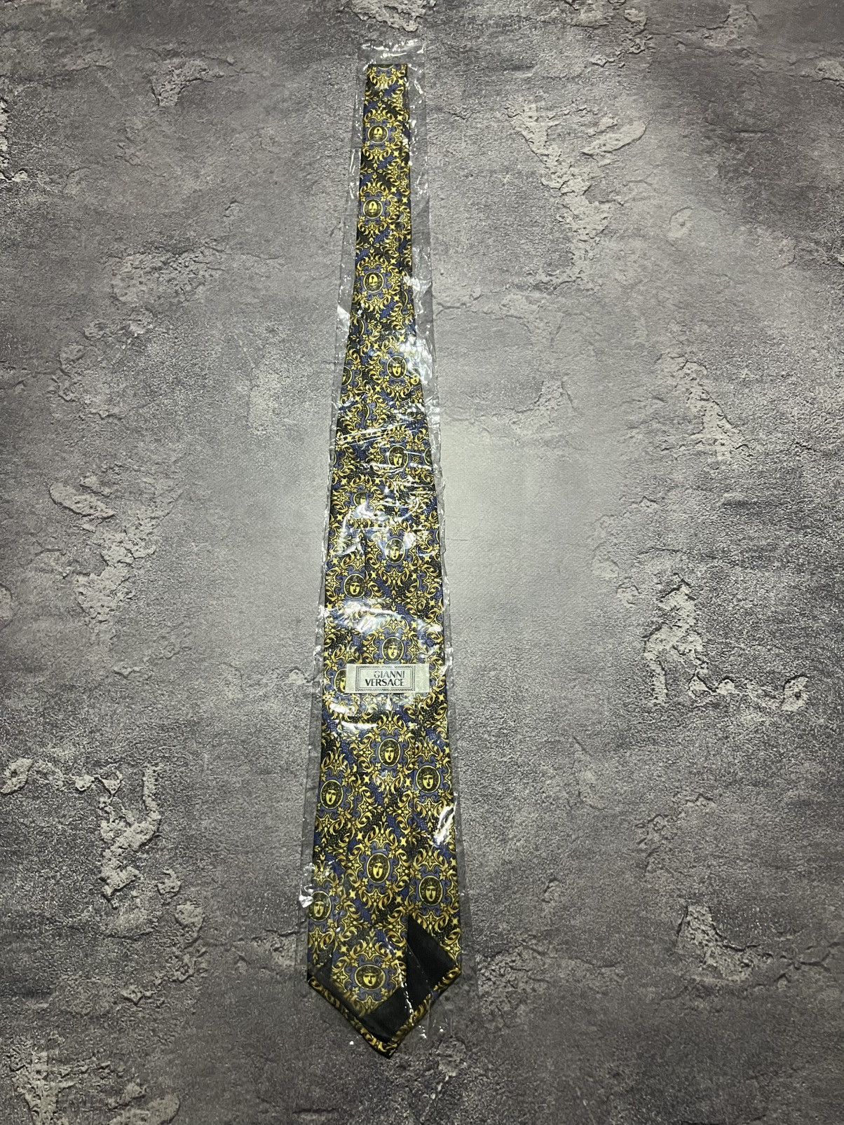 Versace Vintage Gianni Versace Silk Monogram Tie New Classic Size ONE SIZE - 3 Thumbnail