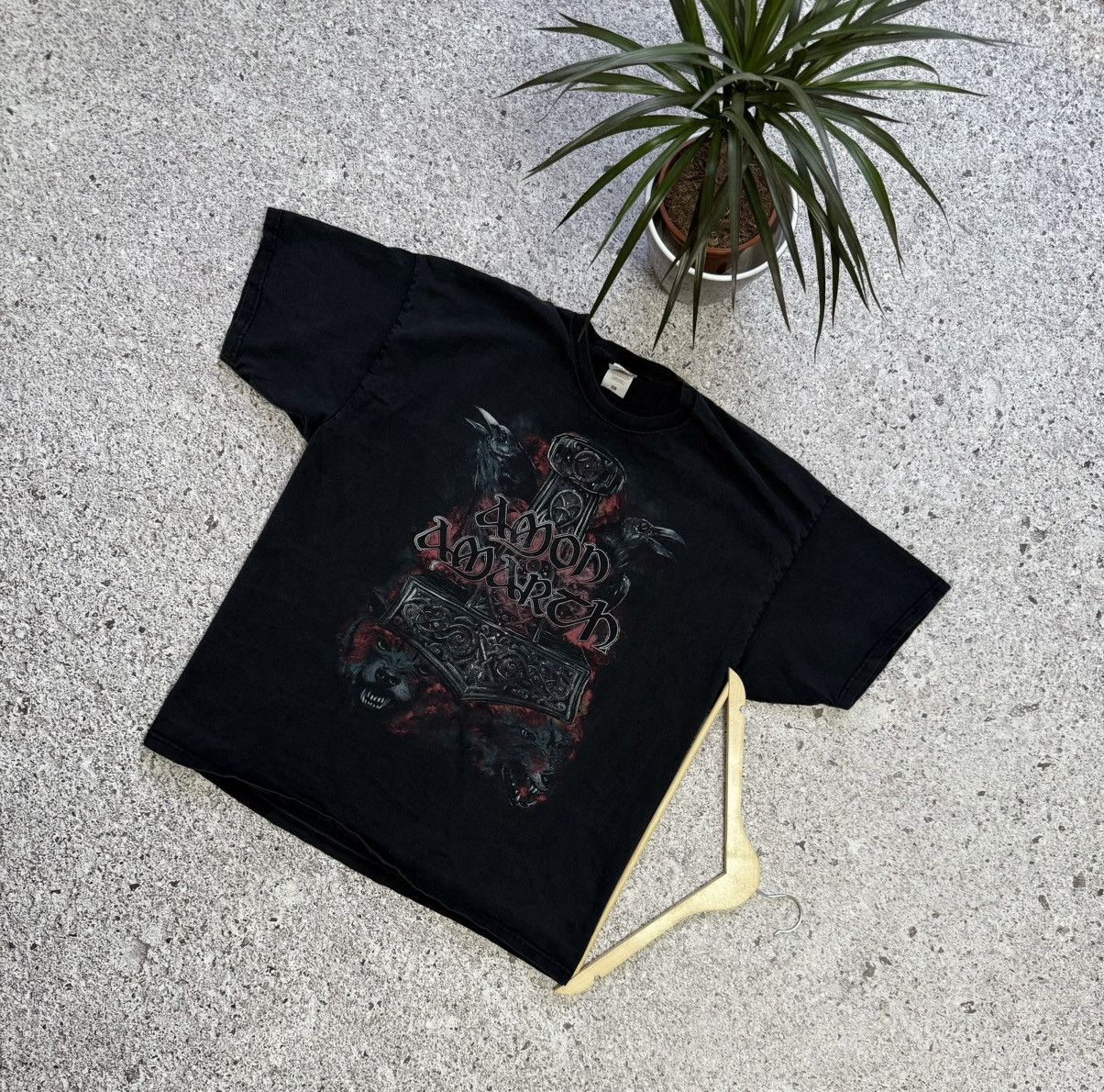 Band Tees × Vintage Vintage 2000s Amon Amarth Rock Band Retro T-Shirt Size 3XL Size US XXL / EU 58 / 5 - 1 Thumbnail