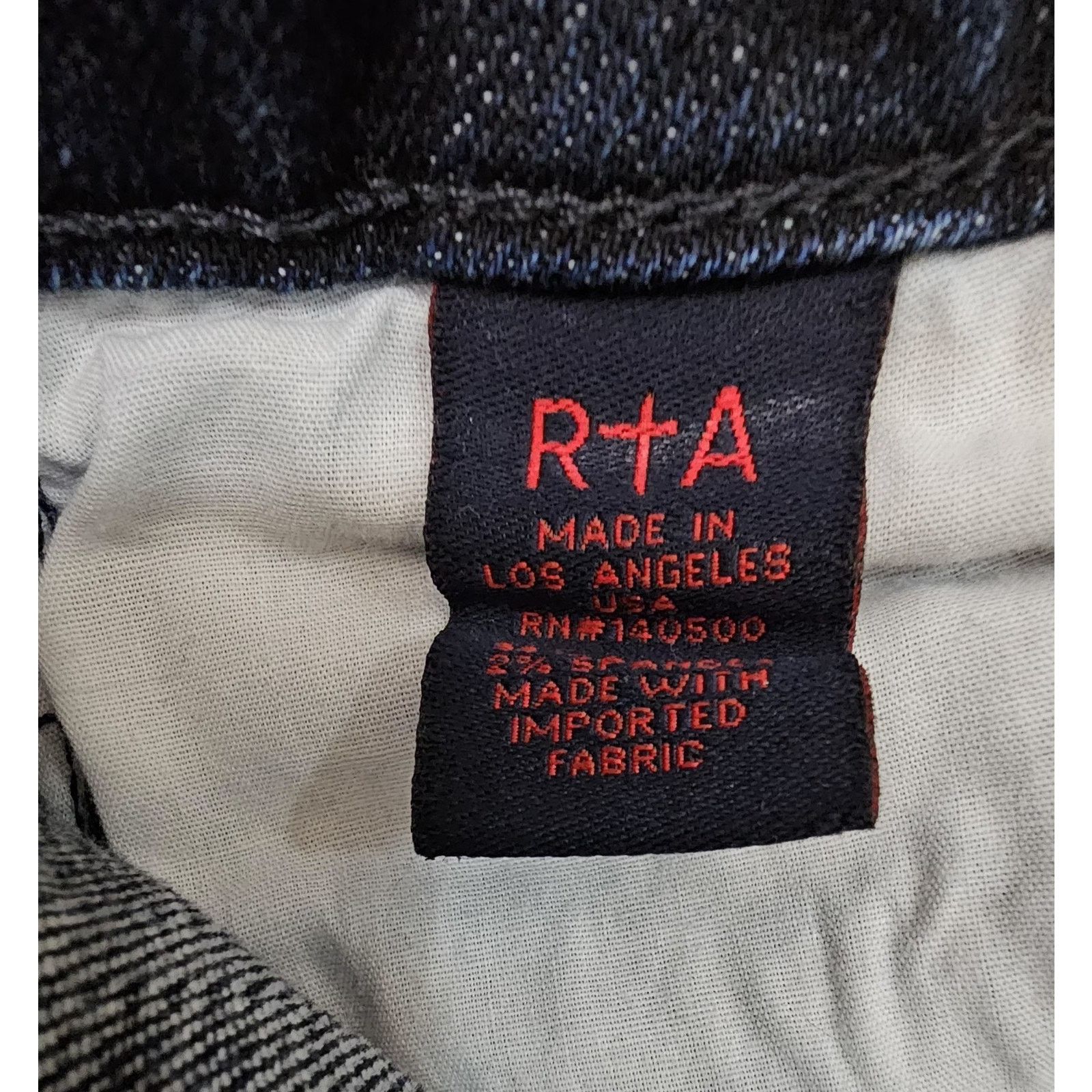 Rta RTA Road To Awe Jeans Womens Skinny Stretch Designer Size 24 Size 24" / US 00 / IT 34 - 7 Thumbnail