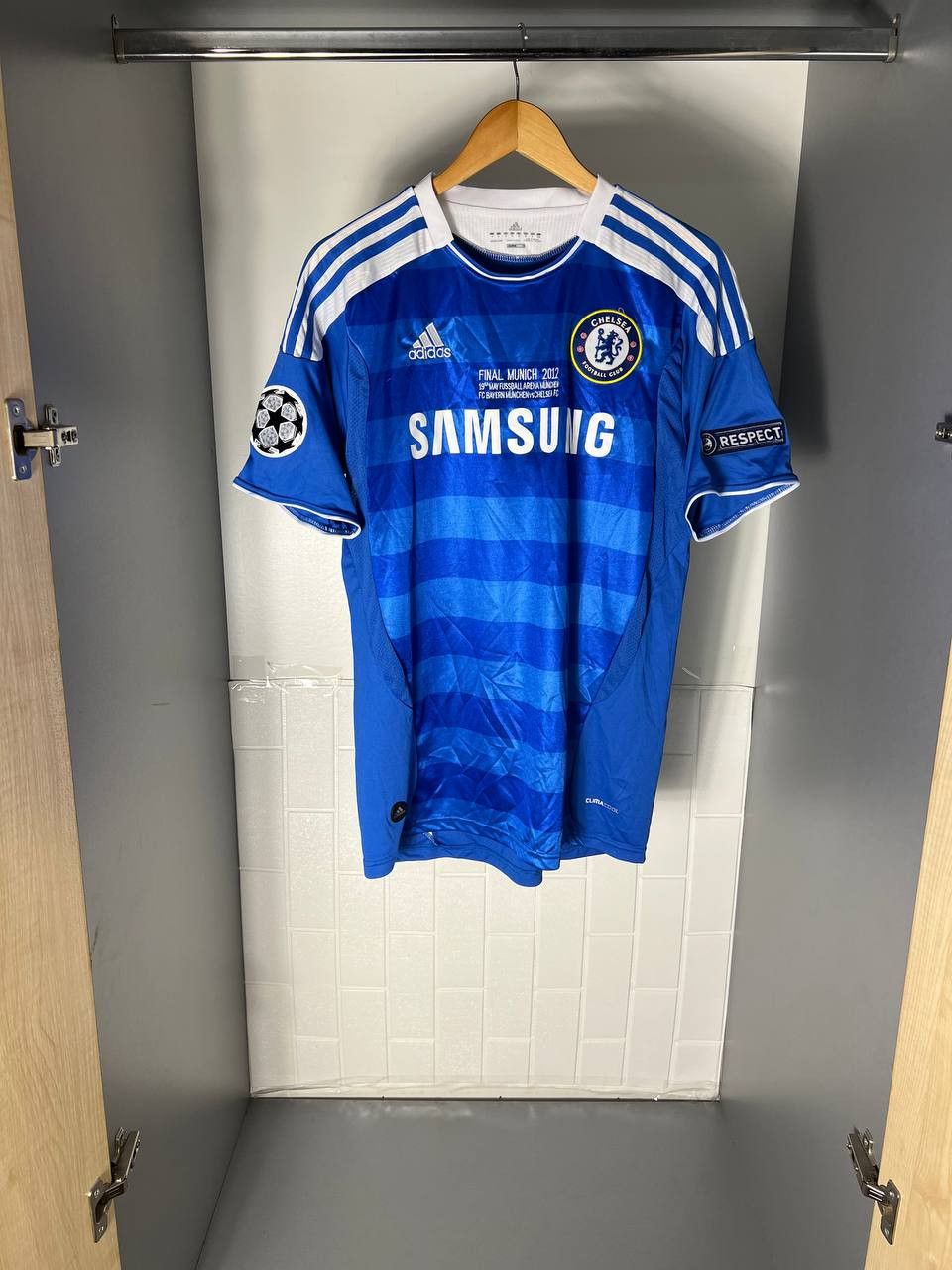 Vintage VERY RARE ADIDAS FC CHELSEA LONDON ENGLAND SOCCER JERSEY Y2K Size US M / EU 48-50 / 2 - 2 Thumbnail