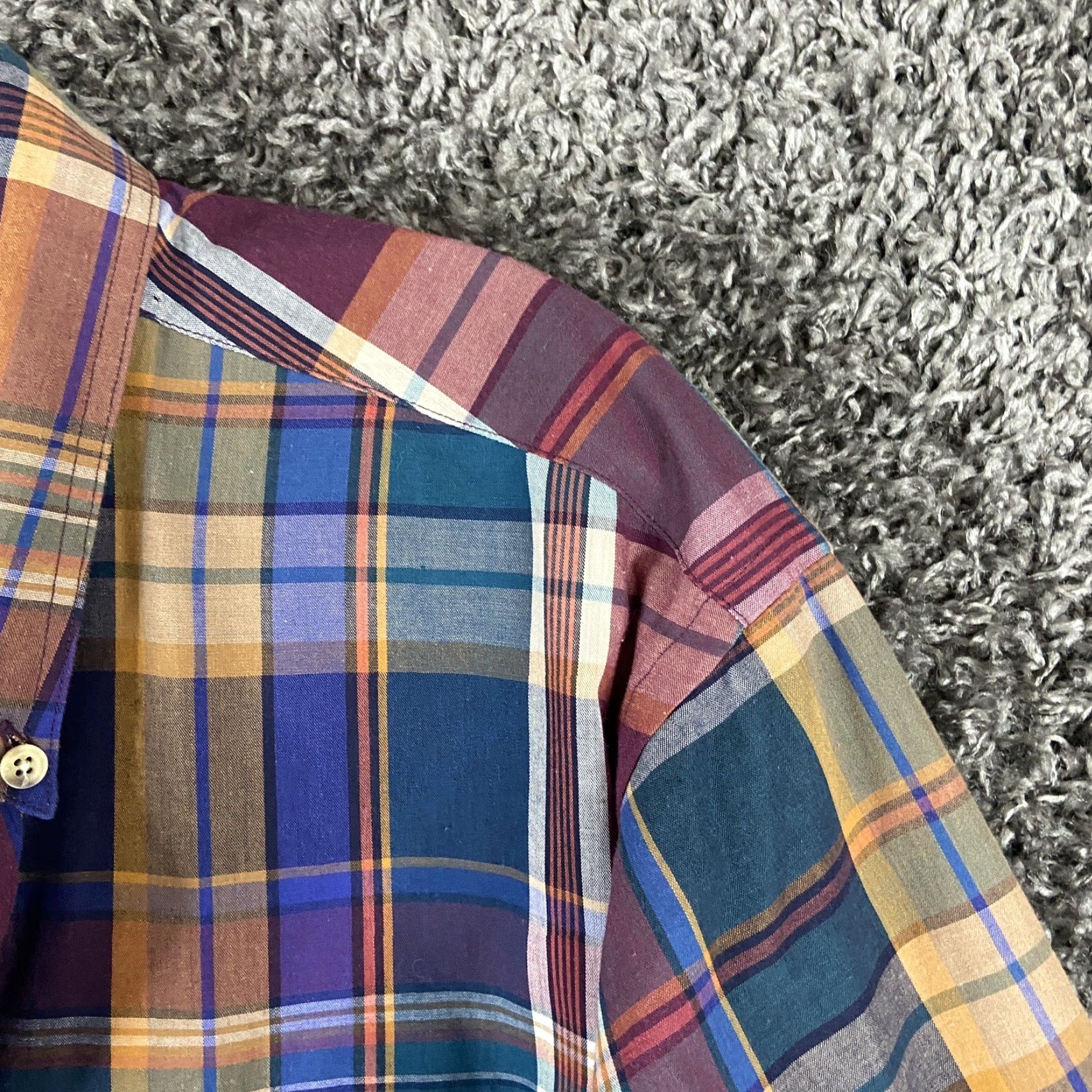 Gant Gant Men’s XL Multicolor Plaid Button Up Long Sleeve Size US XL / EU 56 / 4 - 4 Thumbnail