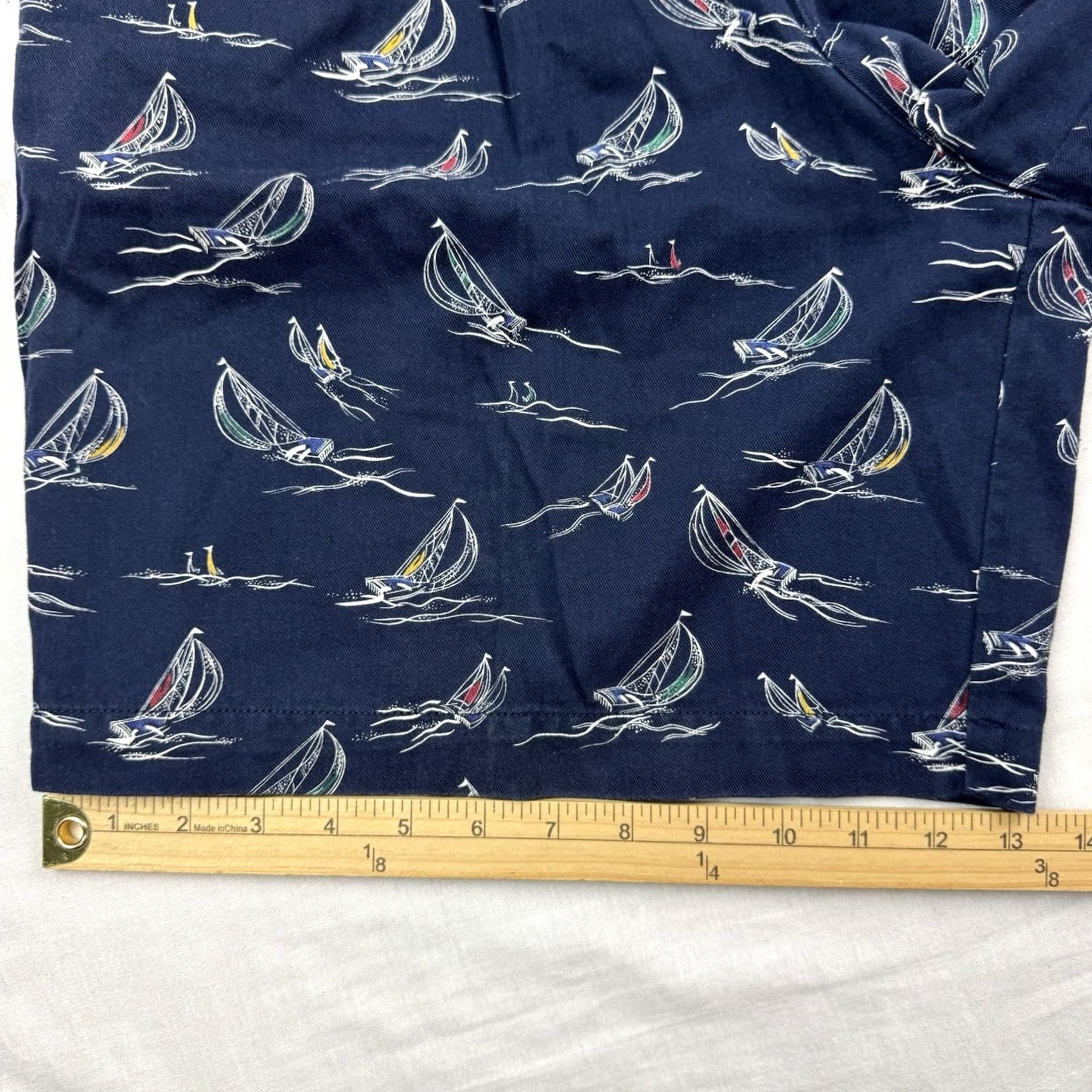 Vintage Vintage Liz Sport Sailboat Shorts Womens 8 Hipster Beach Preppy 90s Y2K Boho Size 30" / US 8 / IT 44 - 7 Thumbnail