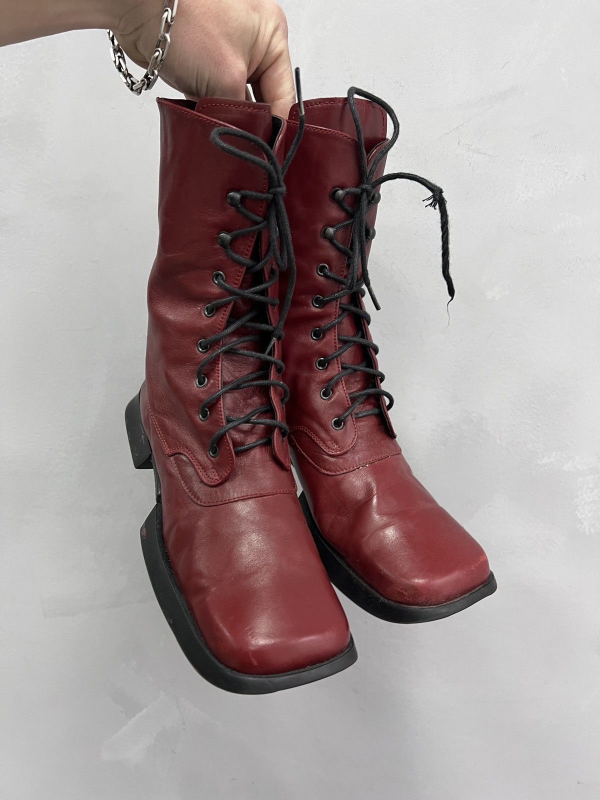 Y-3 00s archive Y-3 STYLE LEATHER MOTO BOOTS SNEAKERS Size US 8 / IT 38 - 5 Thumbnail