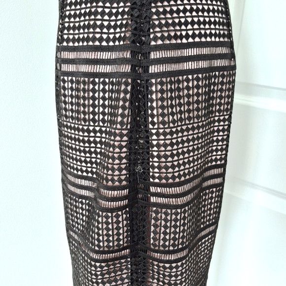 LK Bennett Lace Skirt Party Special Occasion Spring Summer Work Size 30" / US 8 / IT 44 - 8 Thumbnail