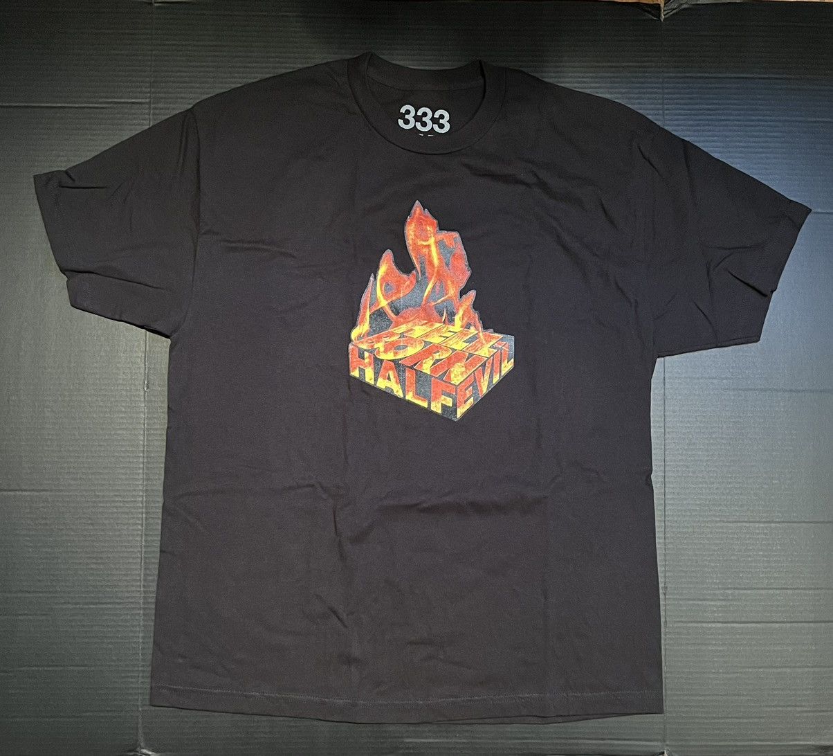 Half Evil Half Evil 333 Hell Born Fire T-Shirt - Black XL Size US XL / EU 56 / 4 - 1 Preview