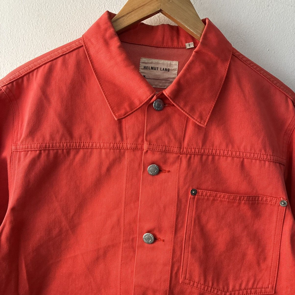 Helmut Lang Raw Silk Denim Jacket Size US S / EU 44-46 / 1 - 6 Thumbnail