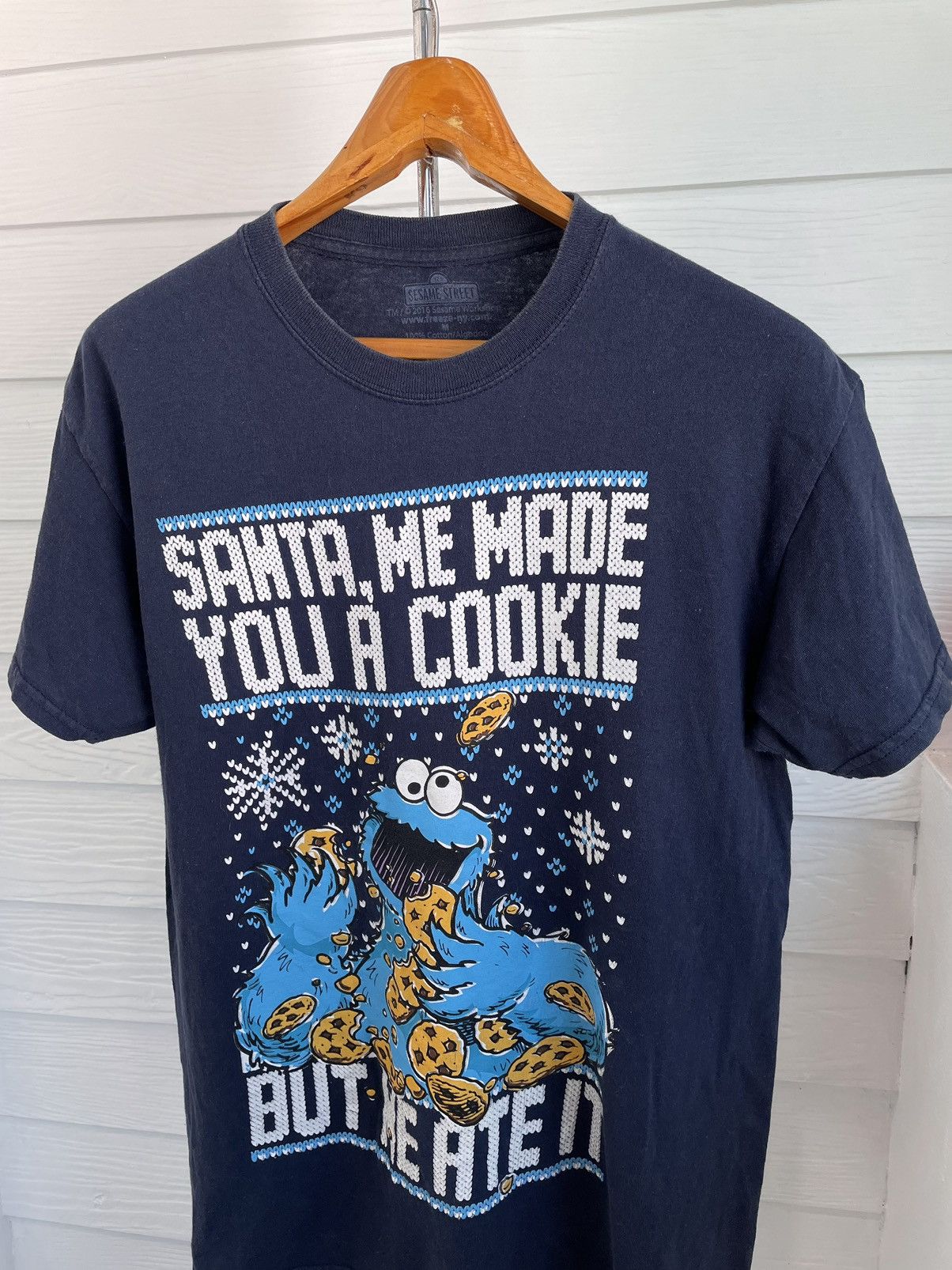 Cartoon Network × Vintage COOKIE MONSTER SESAME STREET (2016) Size US M / EU 48-50 / 2 - 2 Thumbnail