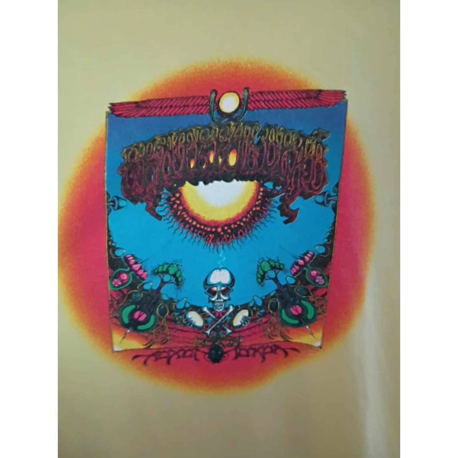 Gildan Ladies Grateful Dead T-Shirt Ringspun XL Yellow 100% Cotton Rock Psychedelic Womens XL Size XL / US 12-14 / IT 48-50 - 2 Thumbnail