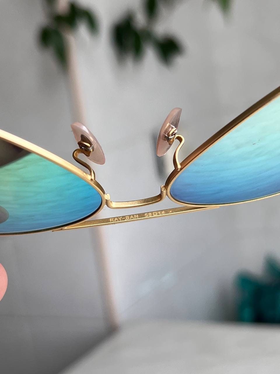 RayBan Vintage Ray Ban Aviator Gold Frame Sunglasses Size ONE SIZE - 5 Thumbnail