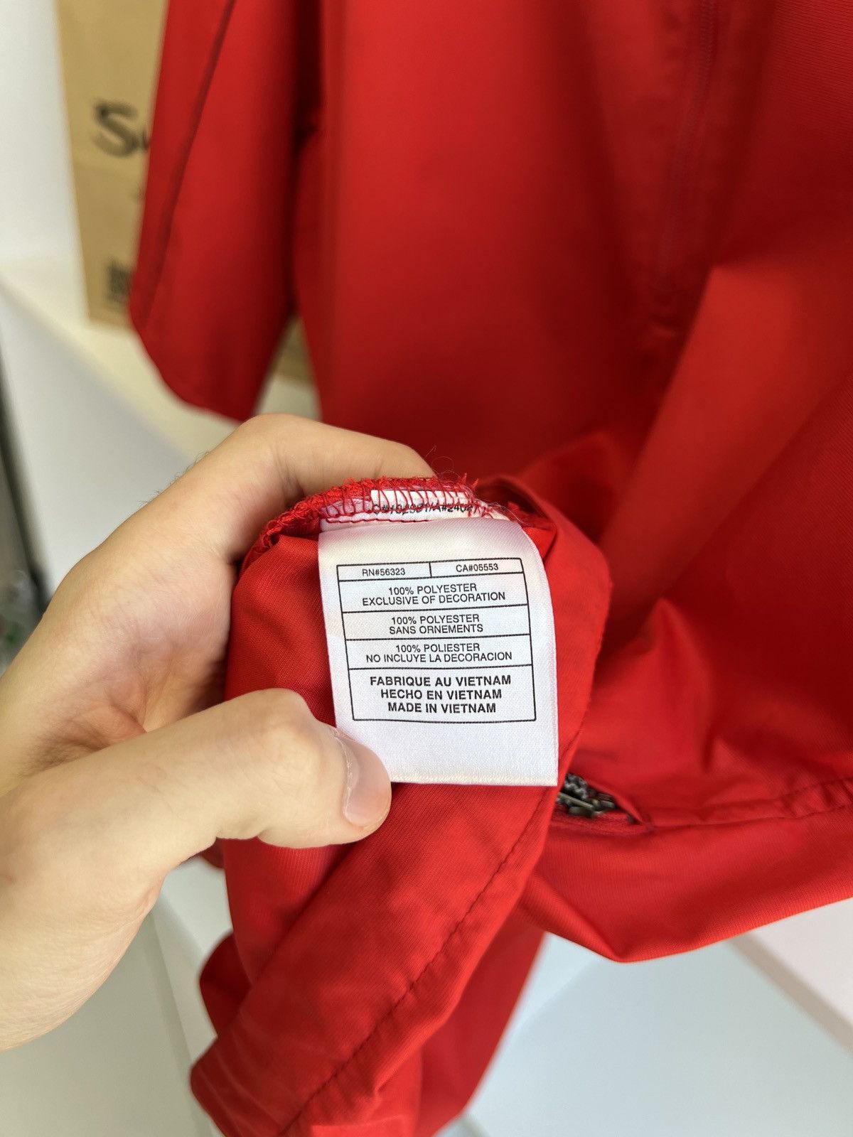 Nike × Vintage Vintage NIKE Red Golf Pullover Jacket Size US L / EU 52-54 / 3 - 7 Thumbnail