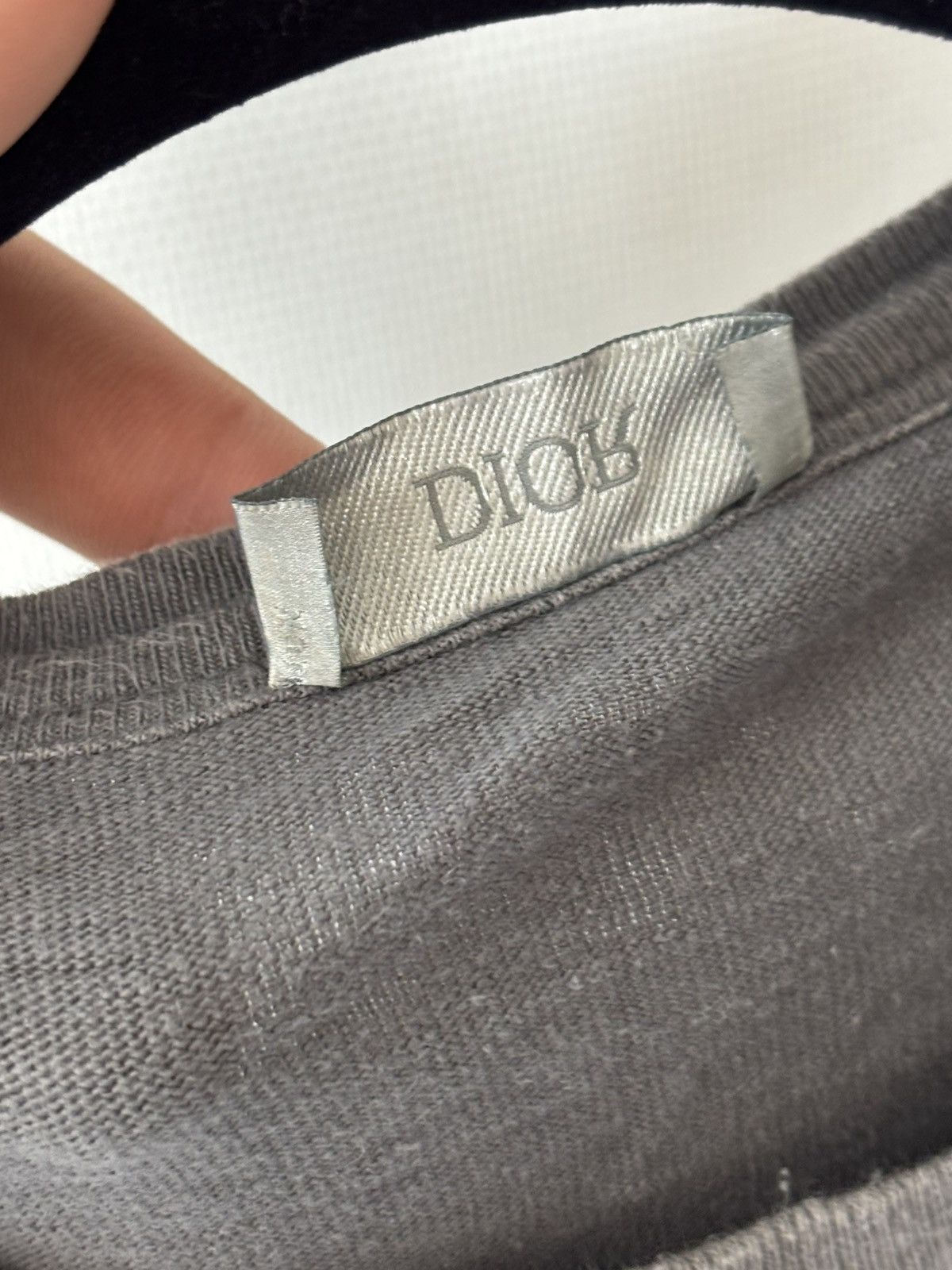 Dior Dior Slub Knit T-Shirt Size US XL / EU 56 / 4 - 5 Thumbnail