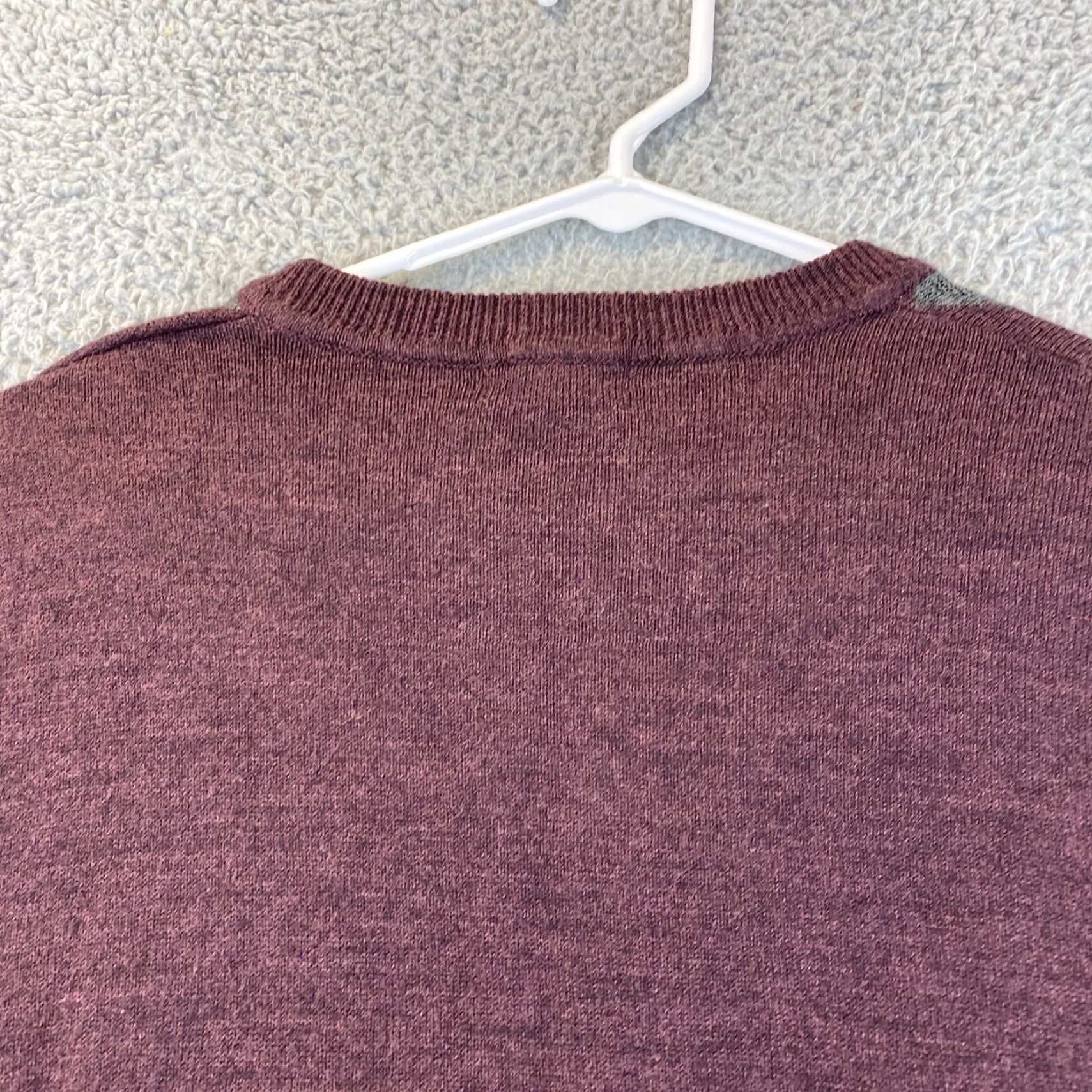 Dockers DOCKERS Sweater Men Pullover L Burgundy Long Sleeve Crew Knit All Seasons Regular Size L Mens Size US L / EU 52-54 / 3 - 7 Thumbnail