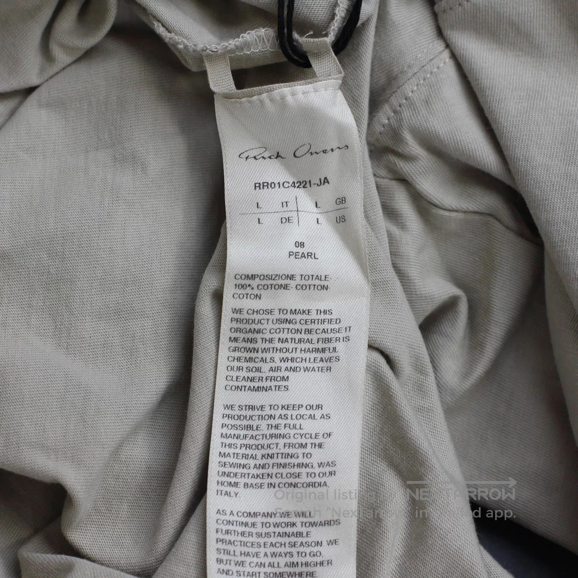Rick Owens rick owens short sleeve oversized top. Size US XS / EU 42 / 0 - 6 Thumbnail