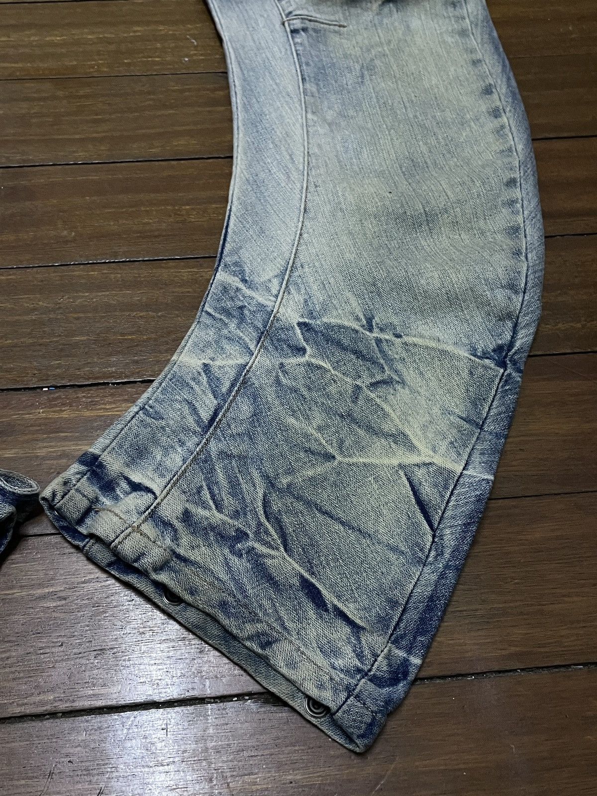 If Six Was Nine Very Rare Vintage Japanese Brand PPFM Curve Jeans 1990s Size US 31 - 6 Thumbnail