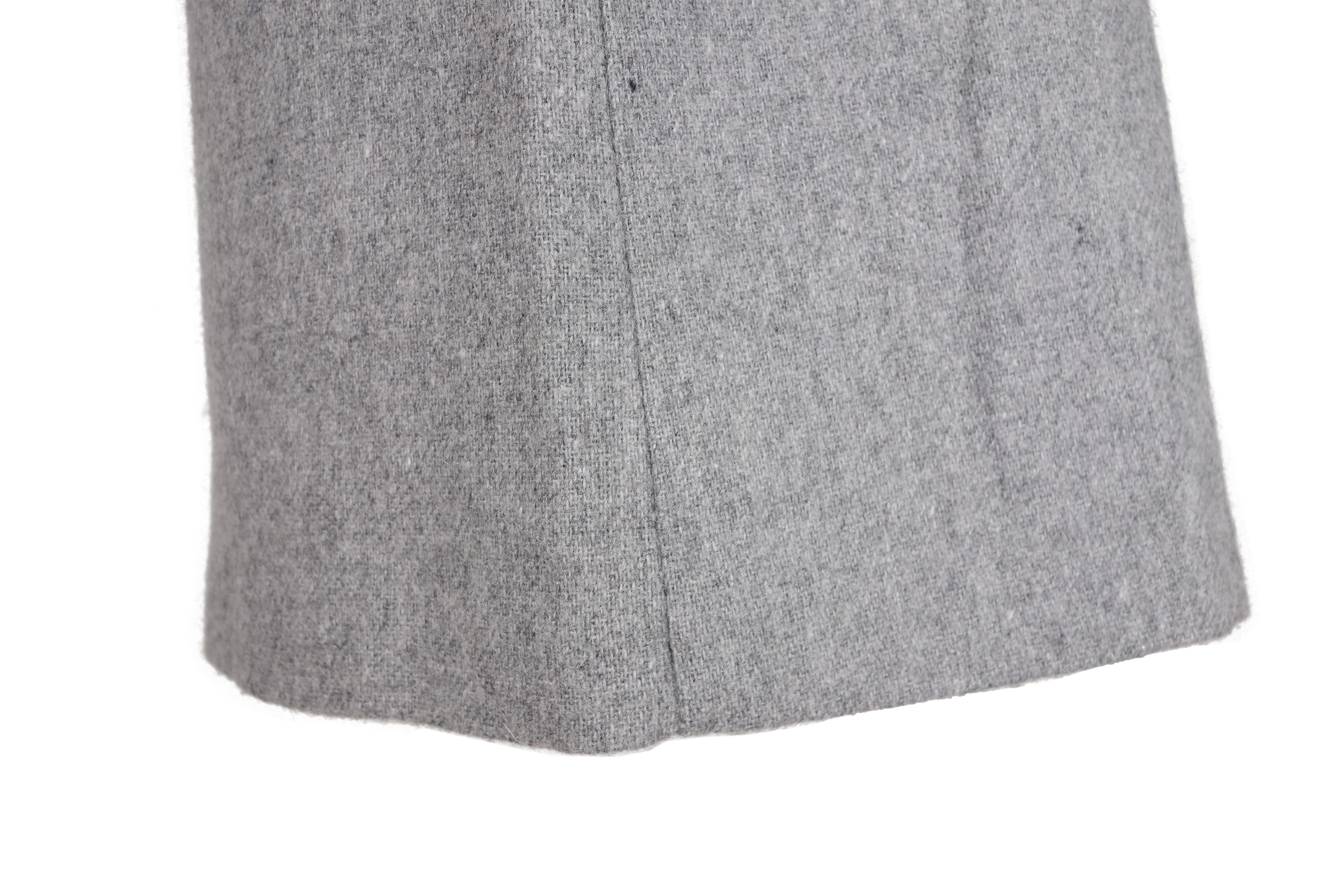 X-Girl X-Girl Kim Gordon 1990s Grey Poly Wool Mini Skirt Size 28" / US 6 / IT 42 - 5 Thumbnail
