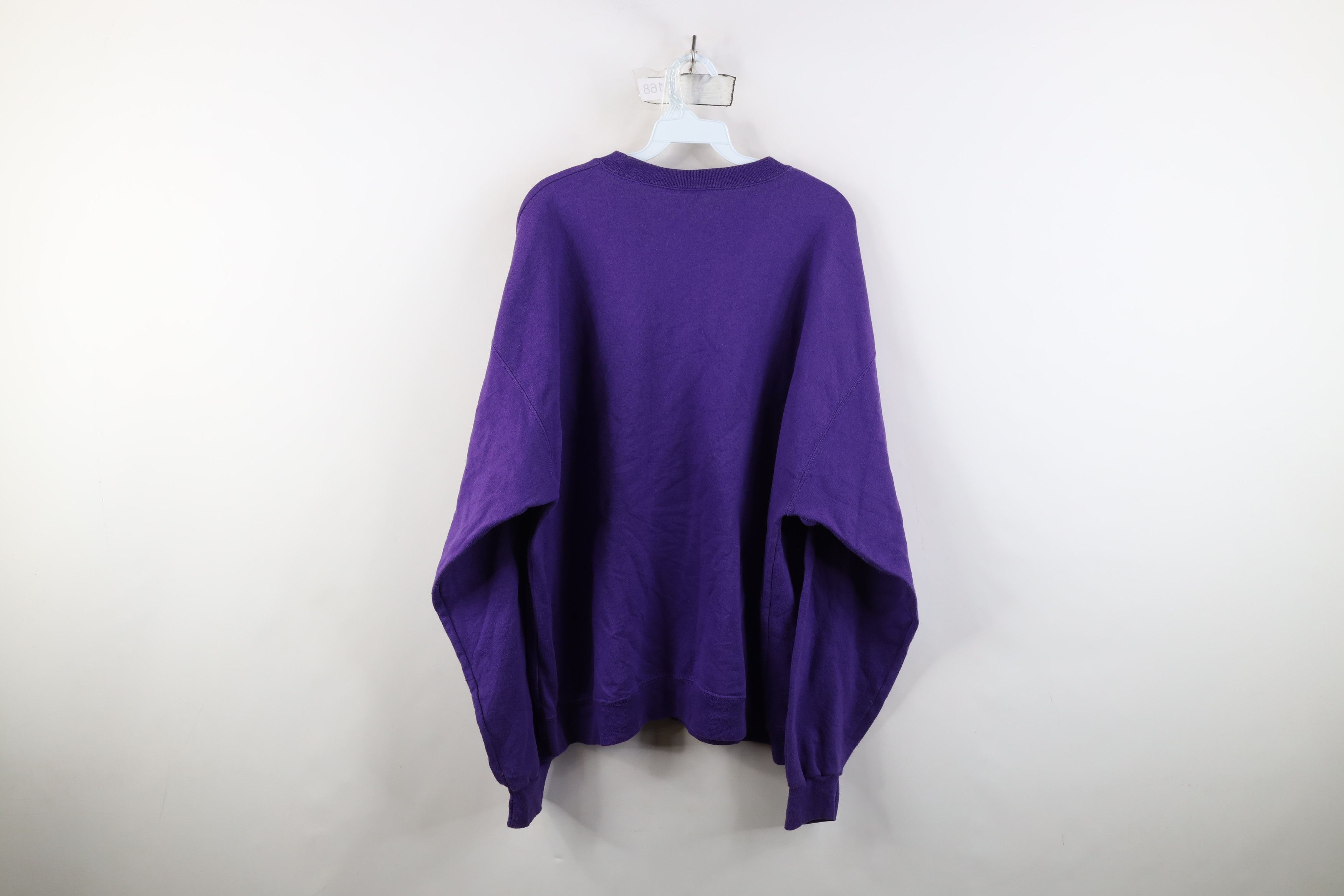 Champion Vintage 90s Champion Blank Crewneck Sweatshirt Purple Size US XL / EU 56 / 4 - 12 Thumbnail
