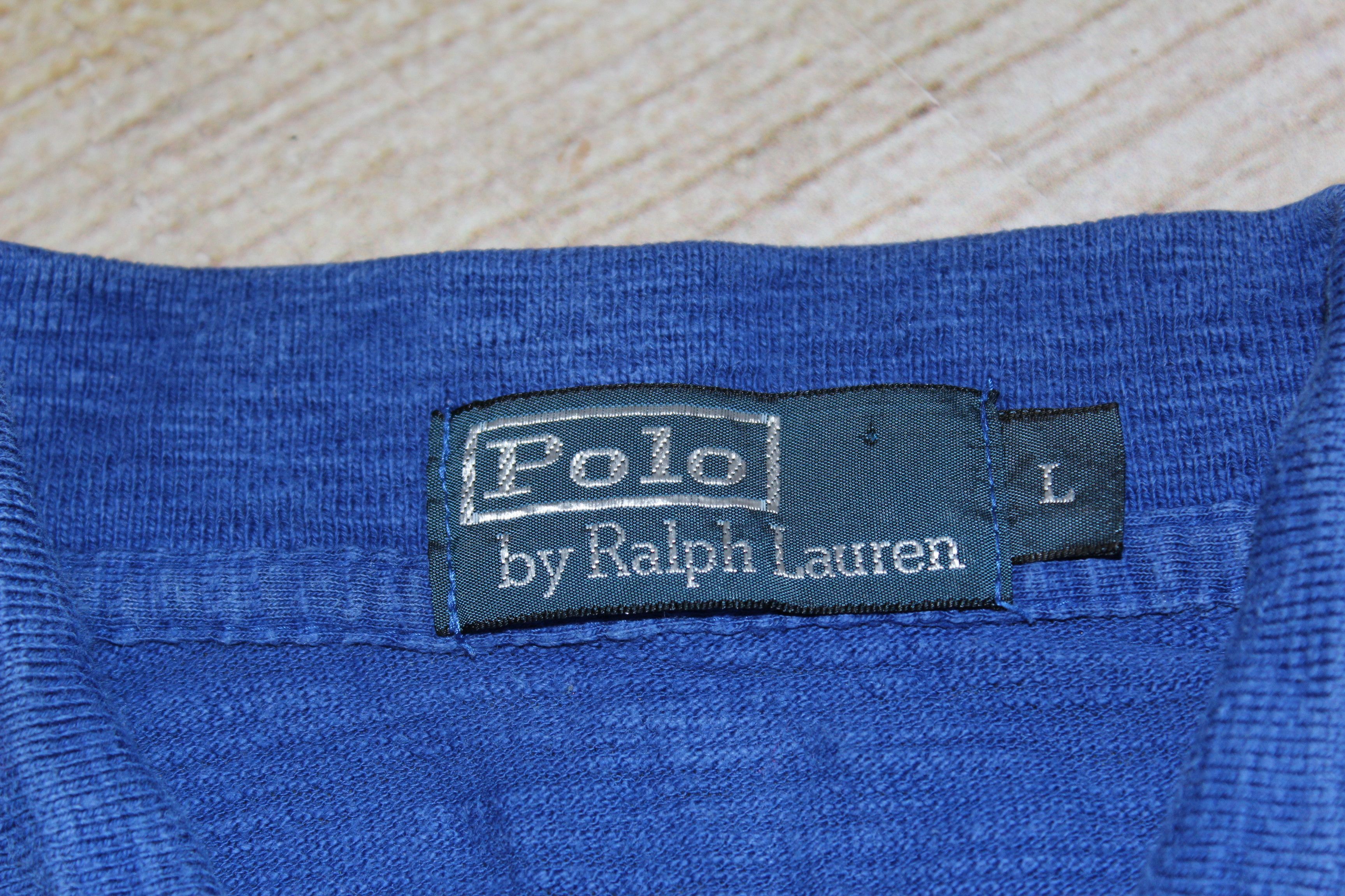 Polo Ralph Lauren RALPH LAUREN Polo Short Sleeve Blue Polo Shirt Size US L / EU 52-54 / 3 - 7 Thumbnail