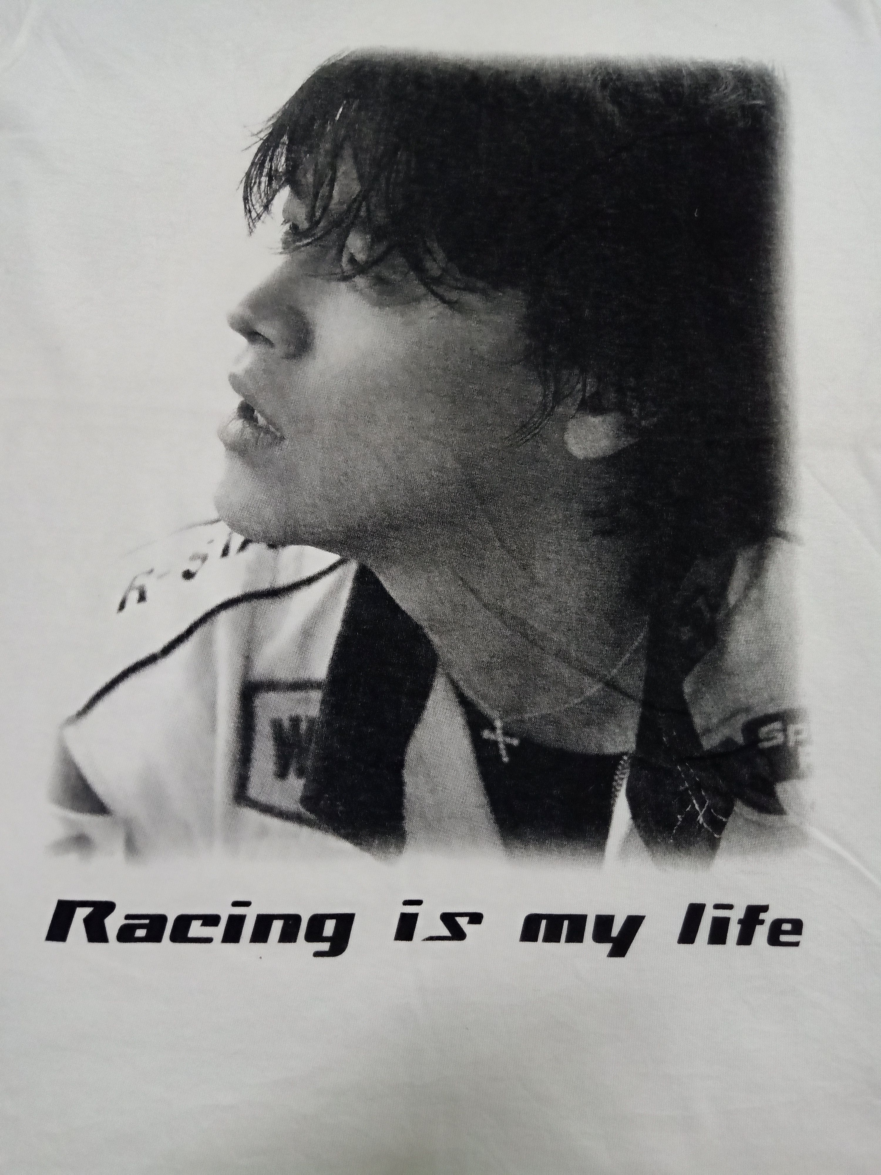 Vintage Vintage 2000s Ryu Siwon Racing "Racing Is My Life" Tee Size US M / EU 48-50 / 2 - 2 Thumbnail