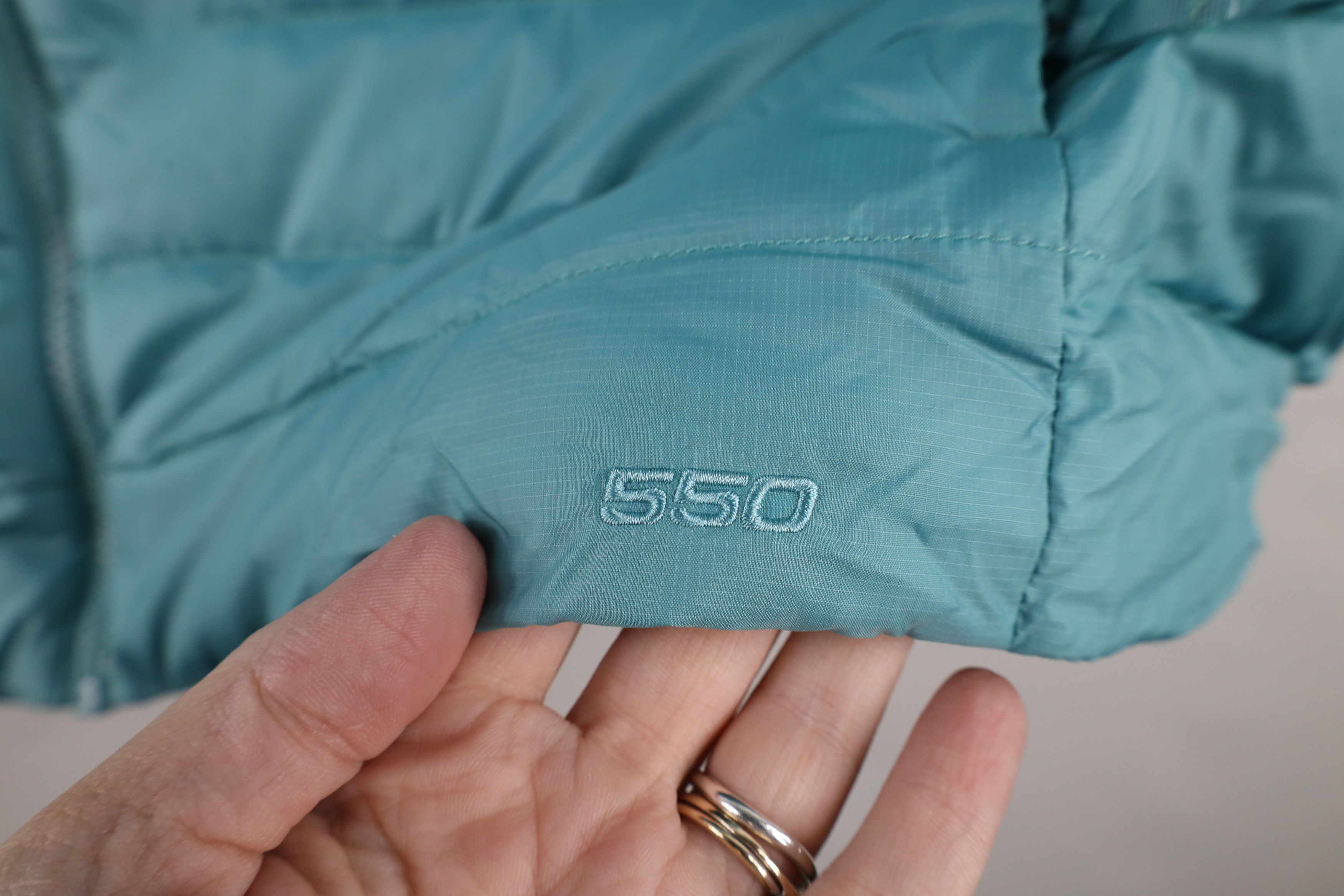 The North Face × Vintage The North Face 550 Duck Down Fill Puffer Vest Jacket Teal Size US XXL / EU 58 / 5 - 5 Thumbnail