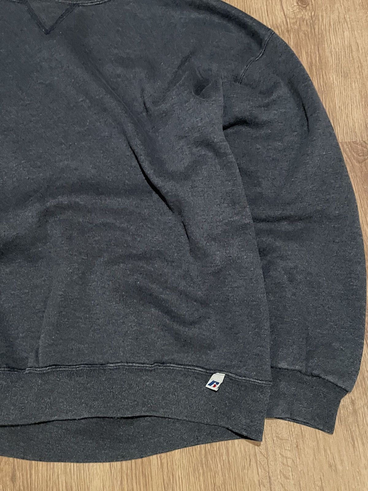 Russell Athletic × Vintage Vintage Basic Sweater Russel Athletic Very Bagy Fit Denim Size US L / EU 52-54 / 3 - 4 Thumbnail