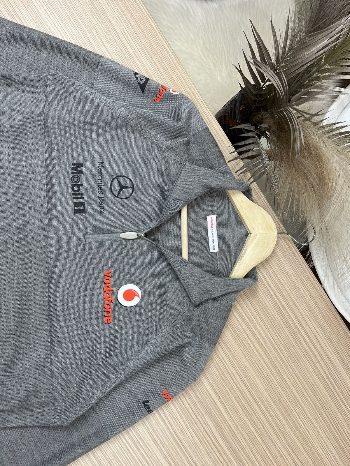 Mercedes-Benz × Other × Vintage Mercedes Benz Vodafone racing polo long sleeve Size US XL / EU 56 / 4 - 3 Thumbnail