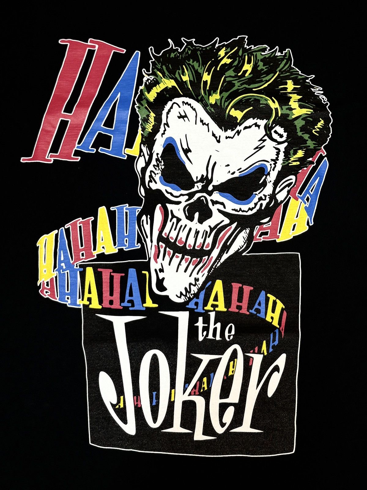 Warren Lotas 2022 Warren Lotas The Joker “HAHAHAHA” Black T-Shirt Size L Size US L / EU 52-54 / 3 - 5 Thumbnail