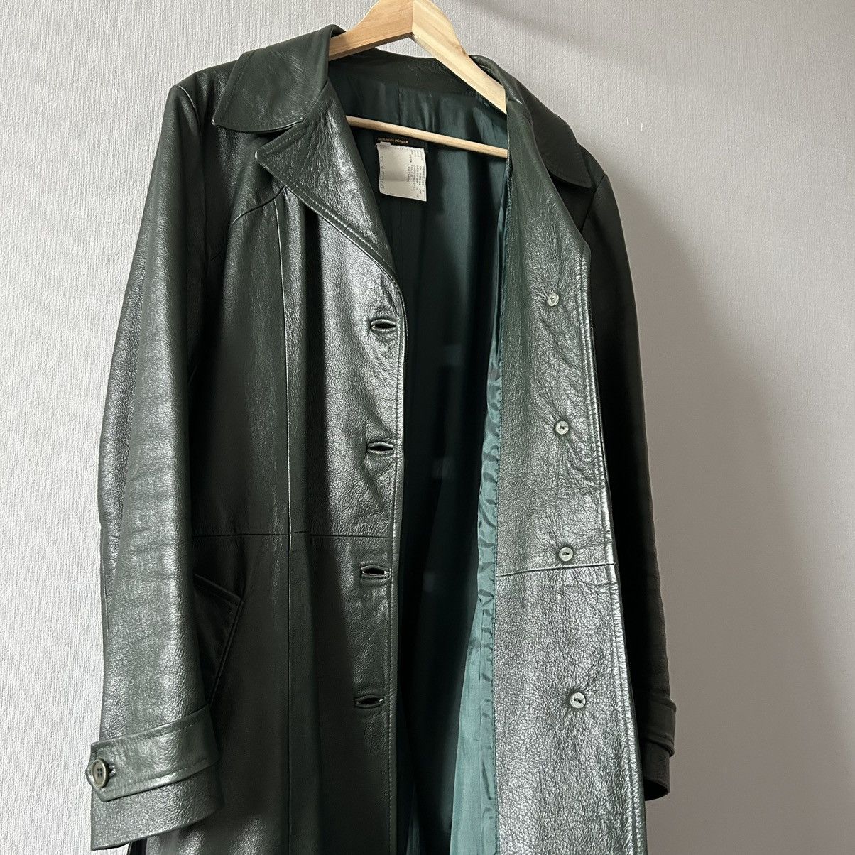Alexander McQueen Alexander McQueen AW1997 Jungle Runway Leather Coat Maxim Size US M / EU 48-50 / 2 - 16 Thumbnail