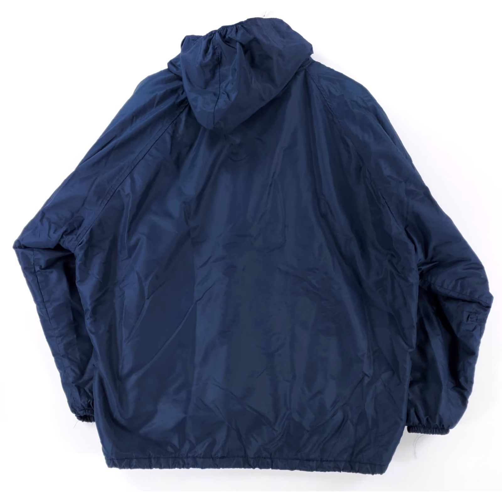 Champion VINTAGE Champion Windbreaker Hooded 80s Football Blue Mens XL Hooded Size US XL / EU 56 / 4 - 4 Thumbnail