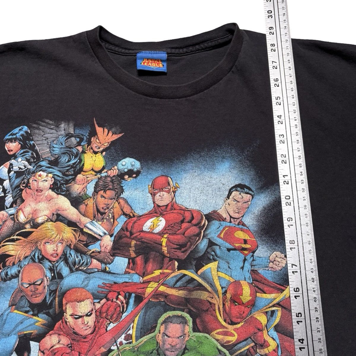 Other Justice League T Shirt Comic Super Hero Black Superman XL Size US XL / EU 56 / 4 - 6 Thumbnail