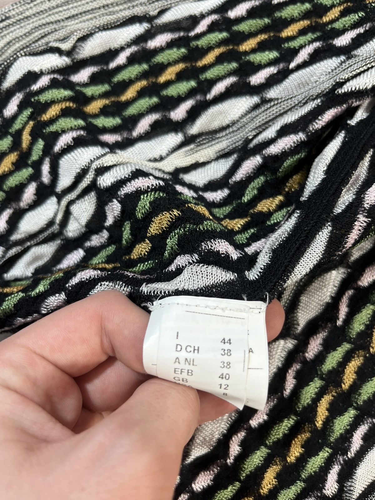 Missoni × Vintage Missoni Multicoloured Cardigan Jacket Size M / US 6-8 / IT 42-44 - 6 Thumbnail