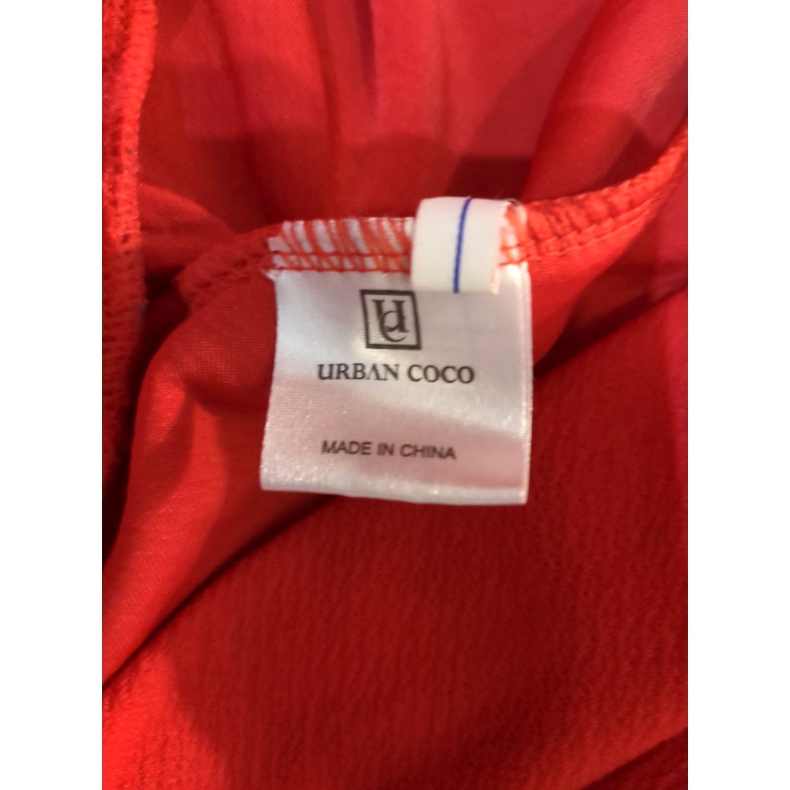 Vintage Urban Coco Skirt A-Line Womens Sz M Red Knee Length Elastic Waist Knit Formal Casual Workwear Size 32" / US 10 / IT 46 - 3 Thumbnail
