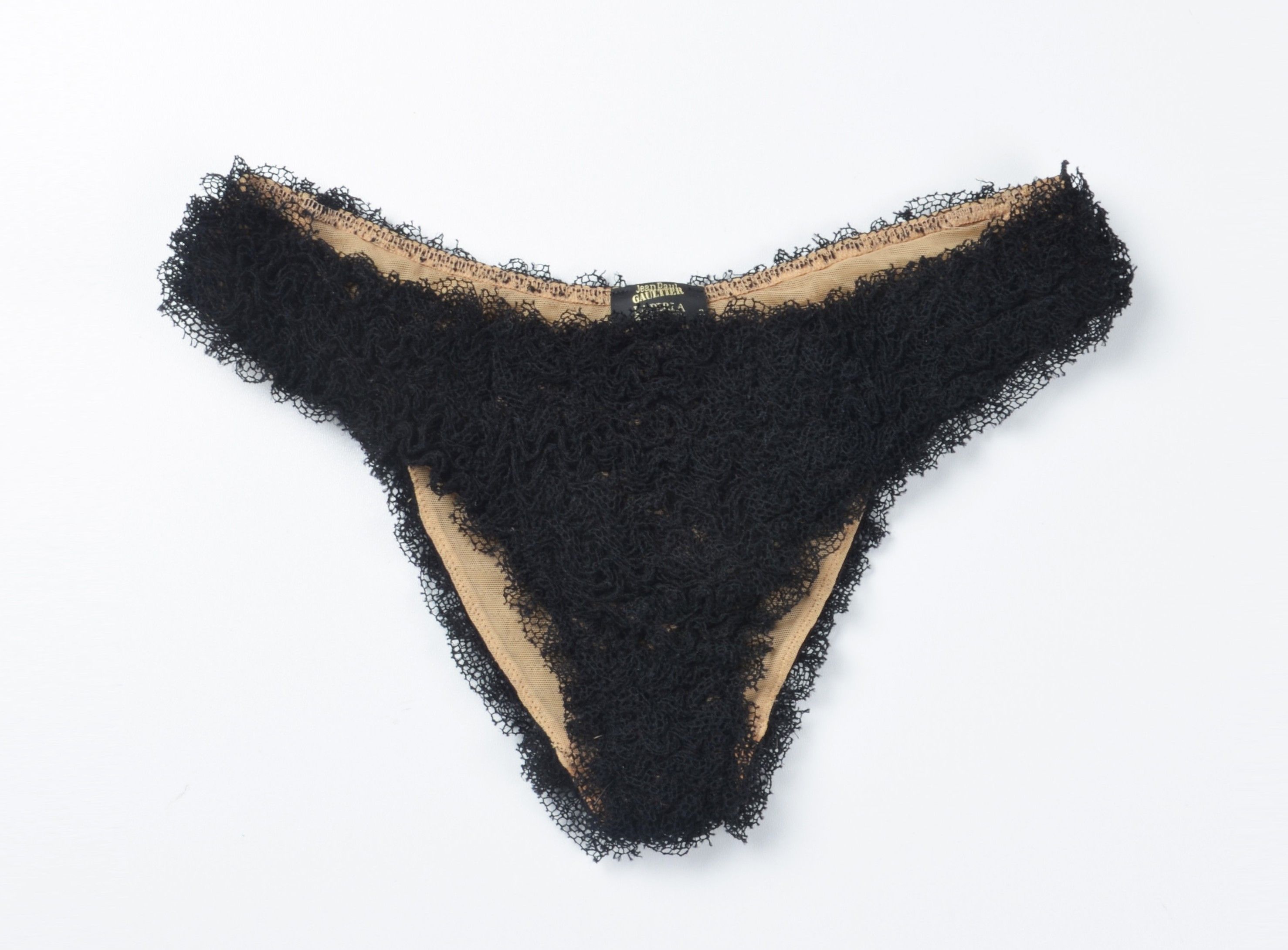 Jean Paul Gaultier Archive Jean Paul Gaultier La Perla Mesh Lingerie Thong Size ONE SIZE - 1 Thumbnail