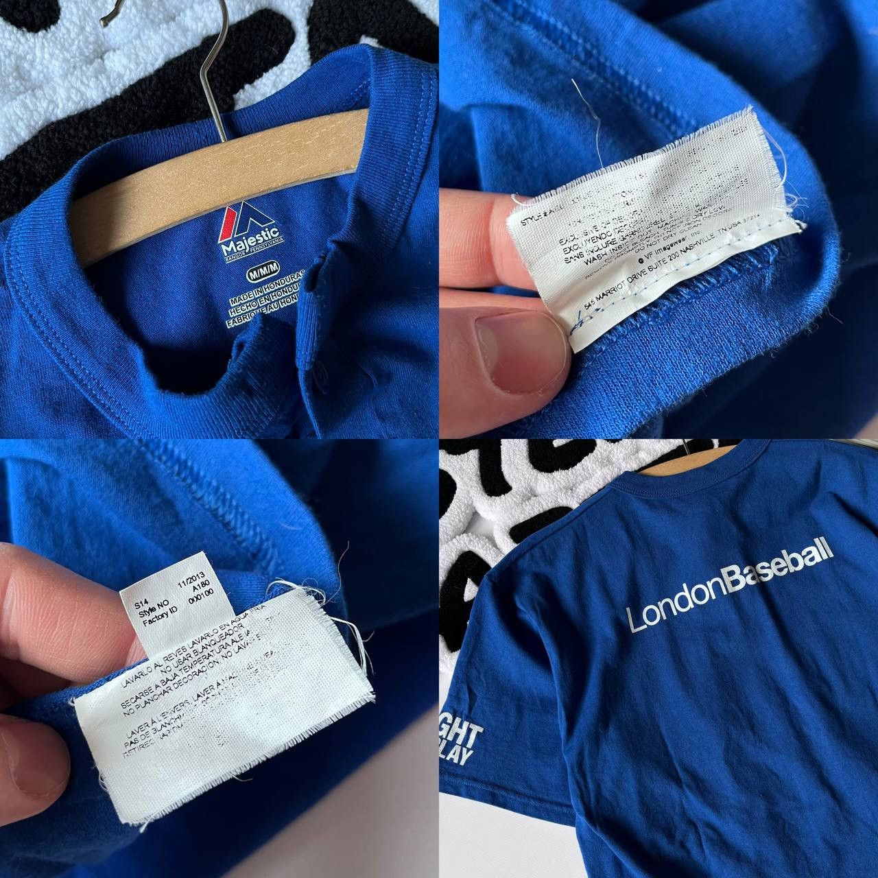 MLB × Majestic Majestic Kansas City Royals T Shirt MLB World Tour 2013 Size US M / EU 48-50 / 2 - 4 Thumbnail