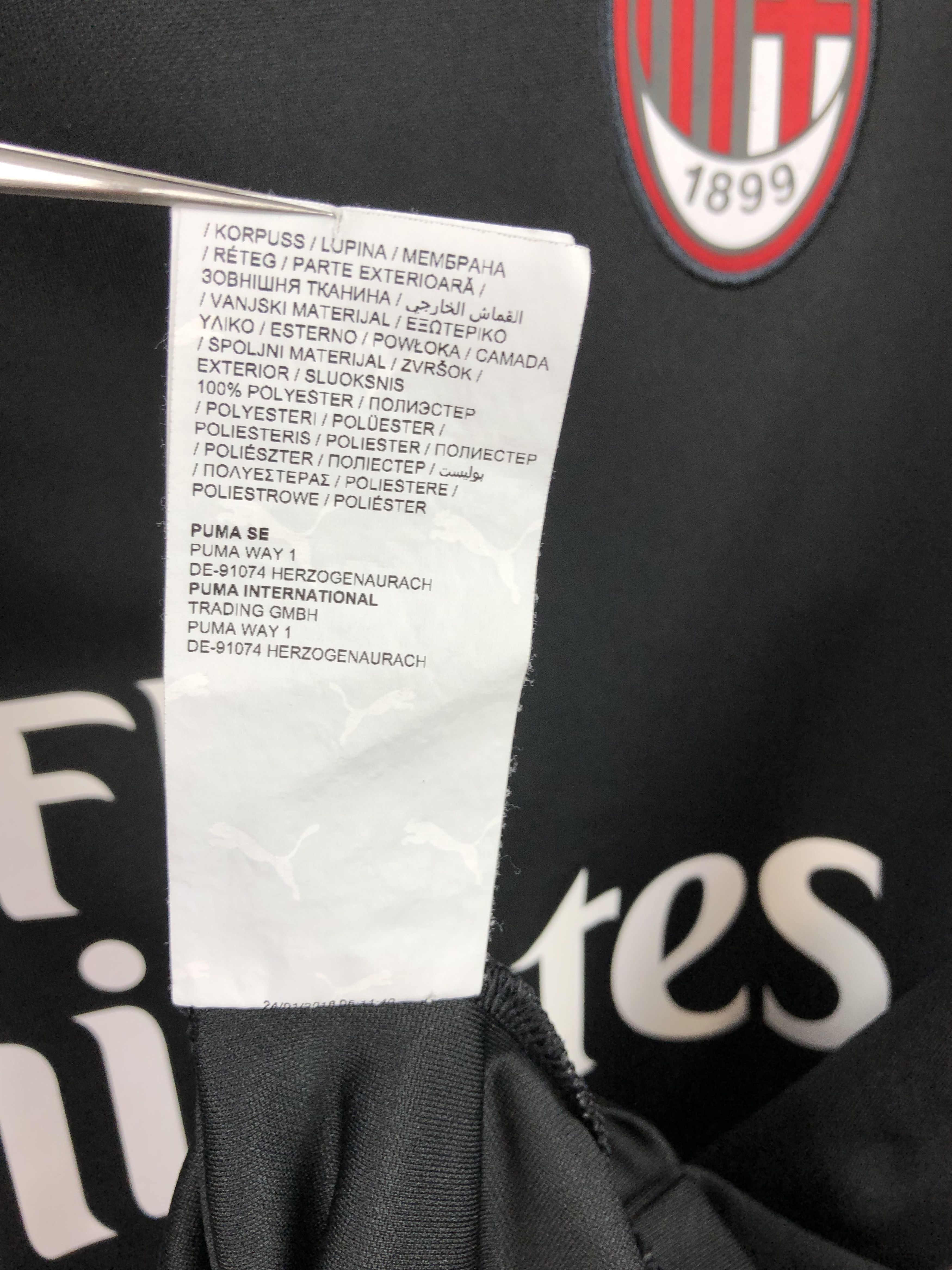 Puma AC Milan football shirt 2019 Soccer #10 Calhanoglu Jersey Size US M / EU 48-50 / 2 - 16 Thumbnail