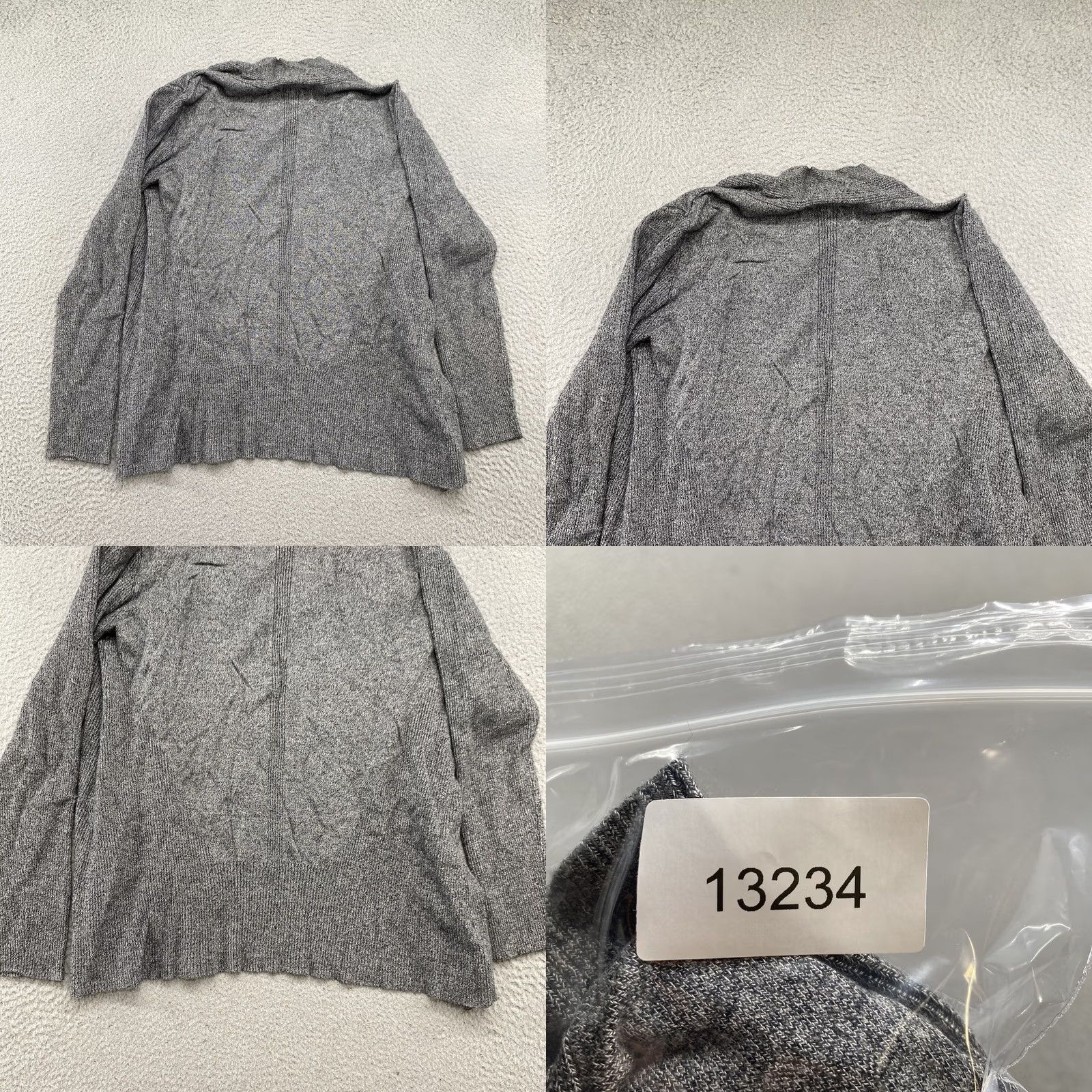 Vintage Dana Buchman Cardigan SweatEr Open Front Gray Knit Women L Size Large Cardigan Women's Sweater Gray Open Front Knit Top Size L / US 10 / IT 46 - 8 Thumbnail