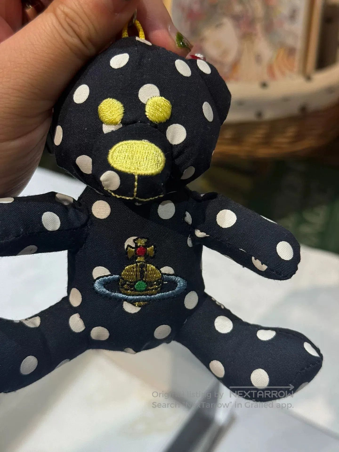 Vivienne Westwood vivienne westwood polka dot bear keychain. Size ONE SIZE - 5 Thumbnail