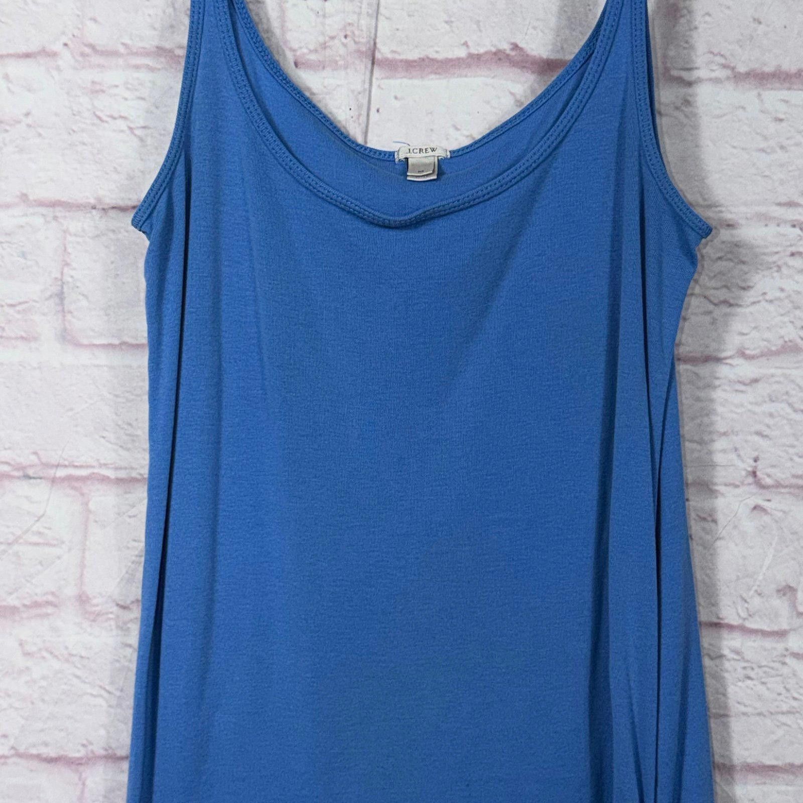 J.Crew J.Crew Women's Blue Tank Top - Size M Size M / US 6-8 / IT 42-44 - 2 Thumbnail