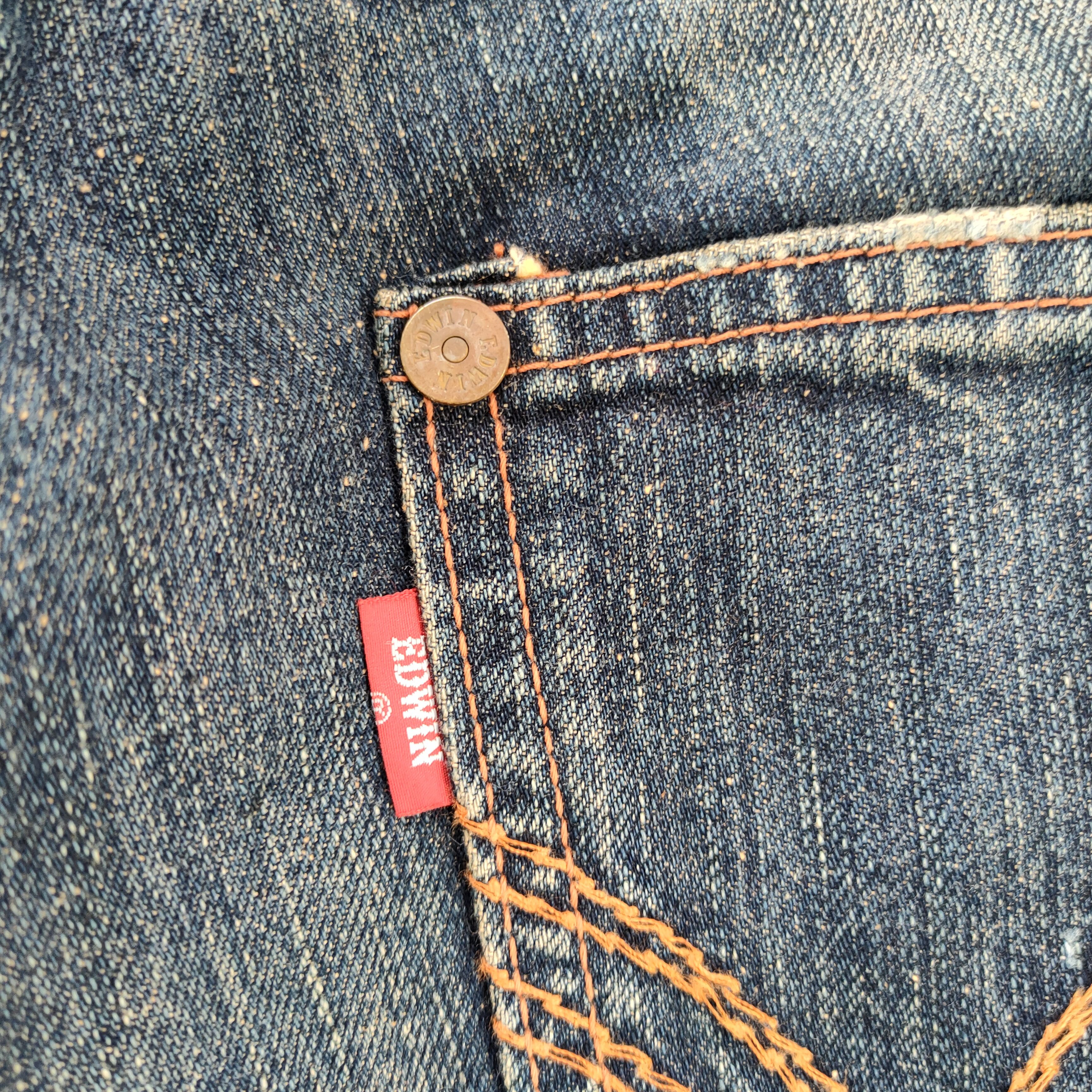 Edwin VINTAGE EDWIN BLUE TRIP RUSTY FADED RIPPED JEAN DENIM PANTS Size US 36 / EU 52 - 13 Thumbnail