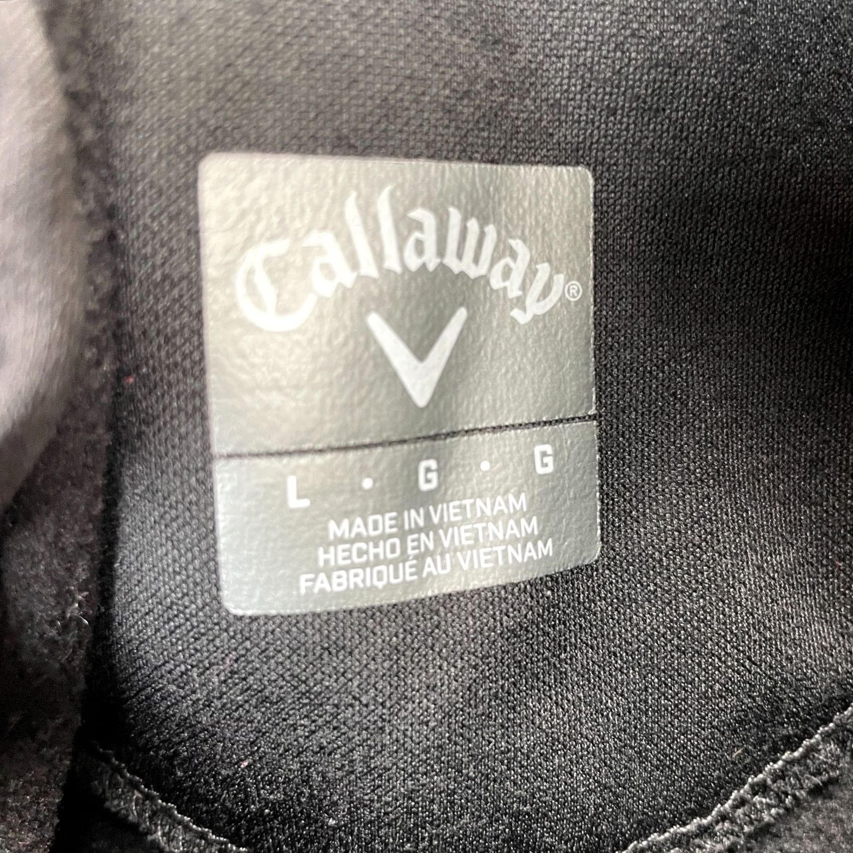 Callaway Callaway Hoodie Mens Large Black Fleece Lined Kangaroo Pockets Full Zip Golf Size US L / EU 52-54 / 3 - 3 Thumbnail