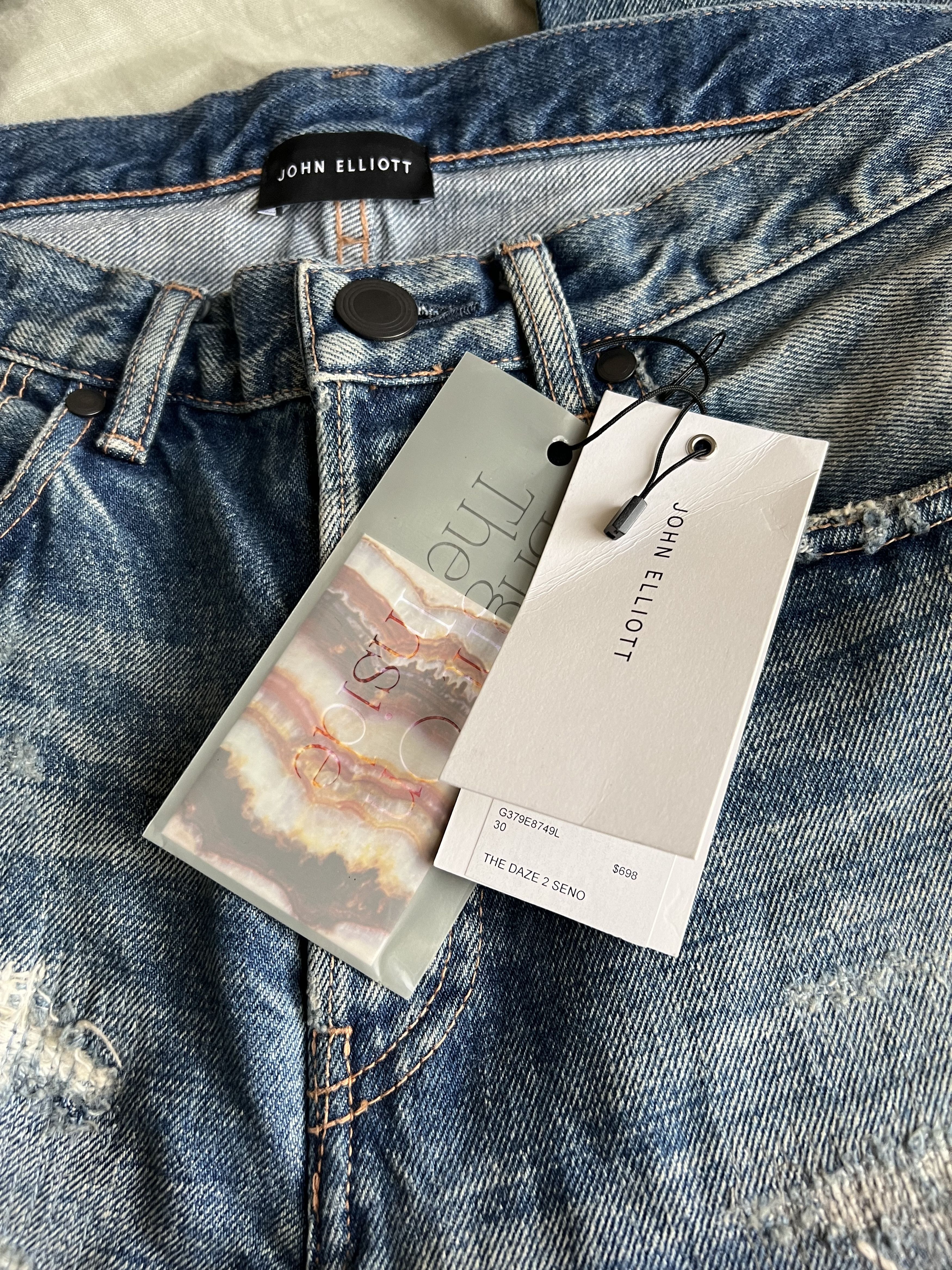 John Elliott John Elliott The Daze 2 Seno Jeans in Blue Size US 30 / EU 46 - 9 Thumbnail