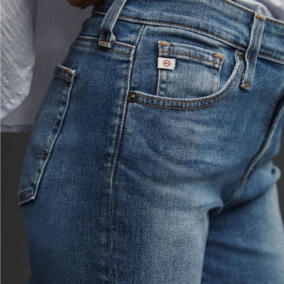 Anthropologie Adriano Goldschmied High Rise Stevie Ankle High Rise Sz 26 Size 26" / US 2 / IT 38 - 3 Thumbnail