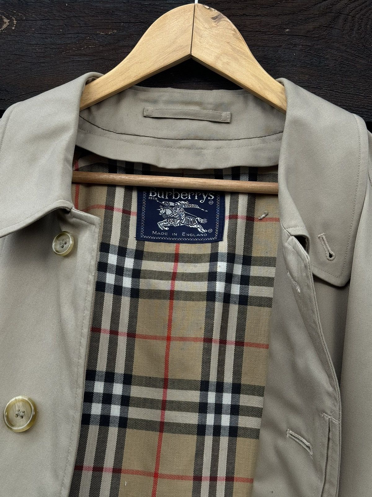 Burberry × Vintage Burberry beige long trench coat with lining vintage Size US L / EU 52-54 / 3 - 9 Thumbnail